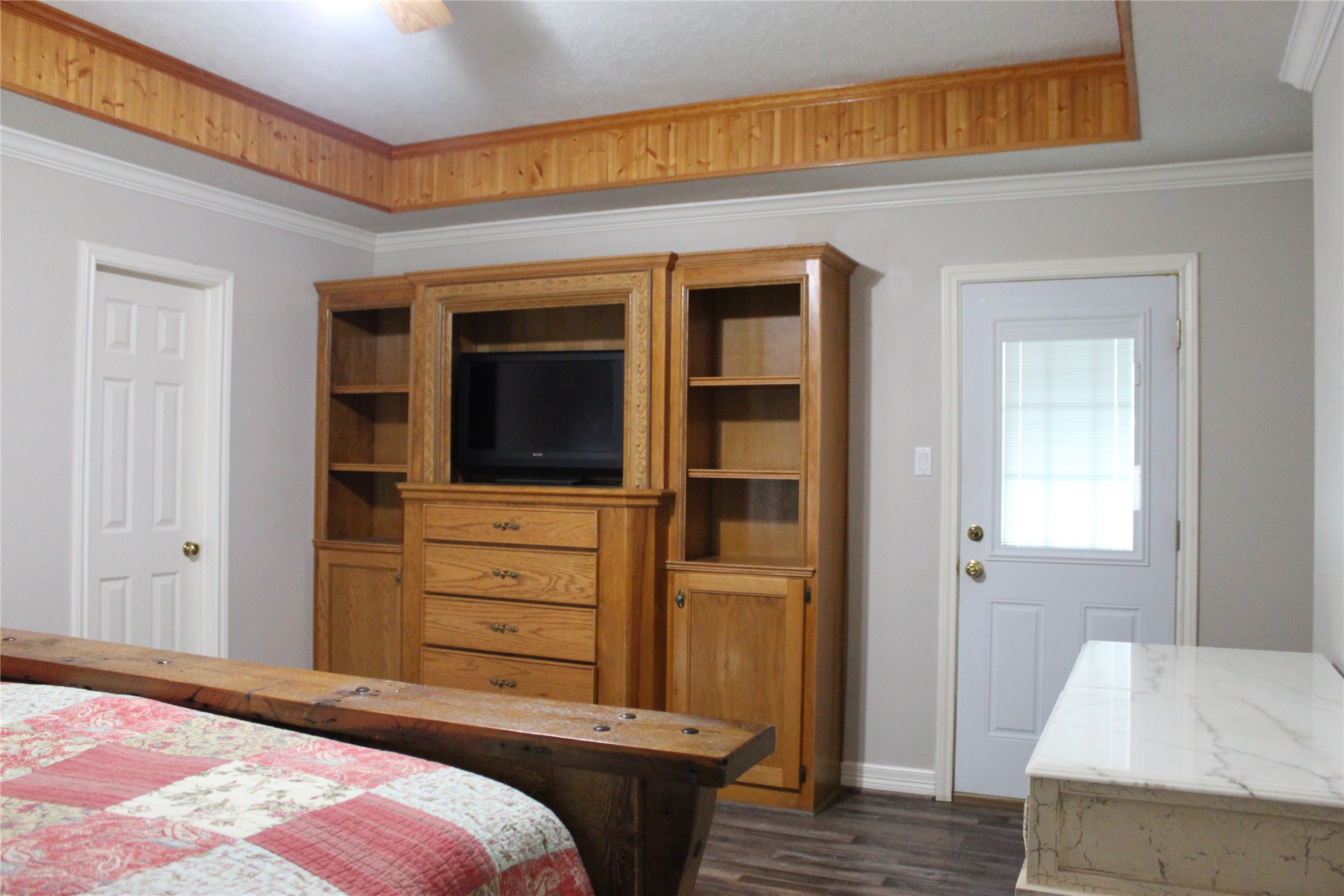 More built in storage in master bedroom