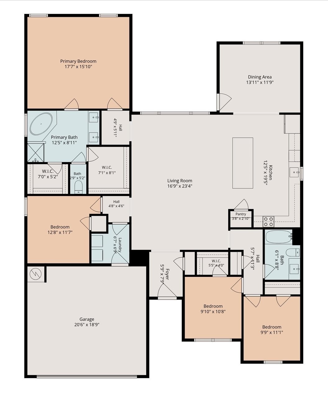 2-D floorplan