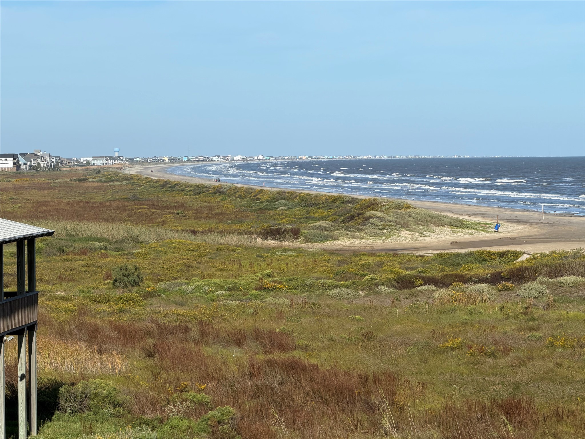 View back towards Crystal Beach