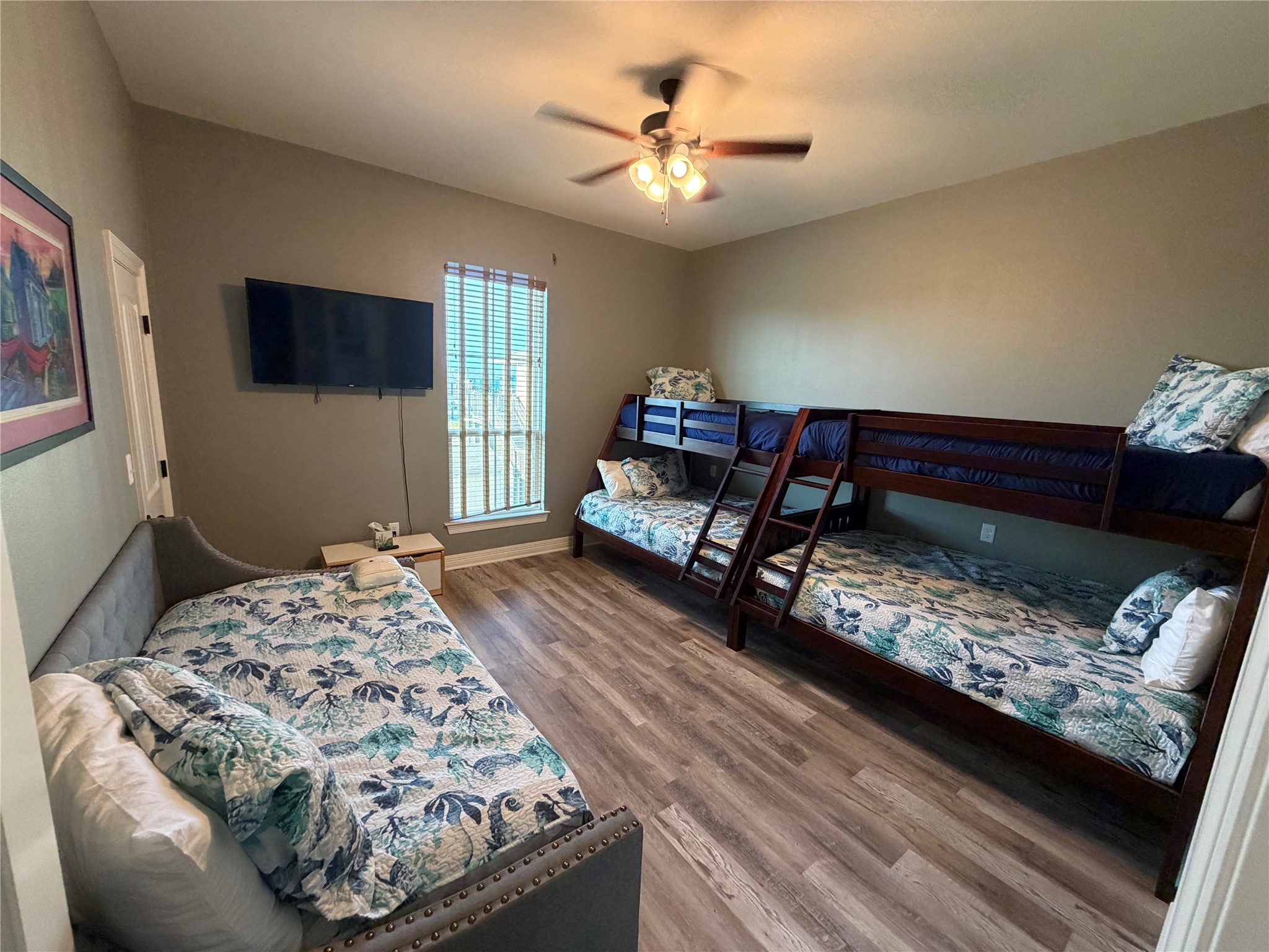 Bunk room located first floor north east corner of house