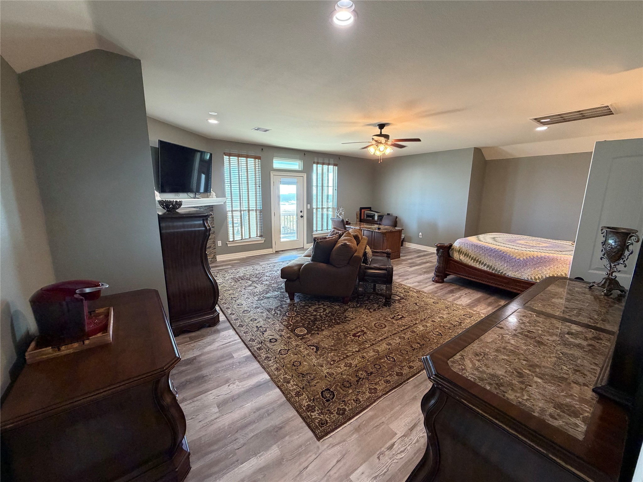 Entry to master suite view on second floor