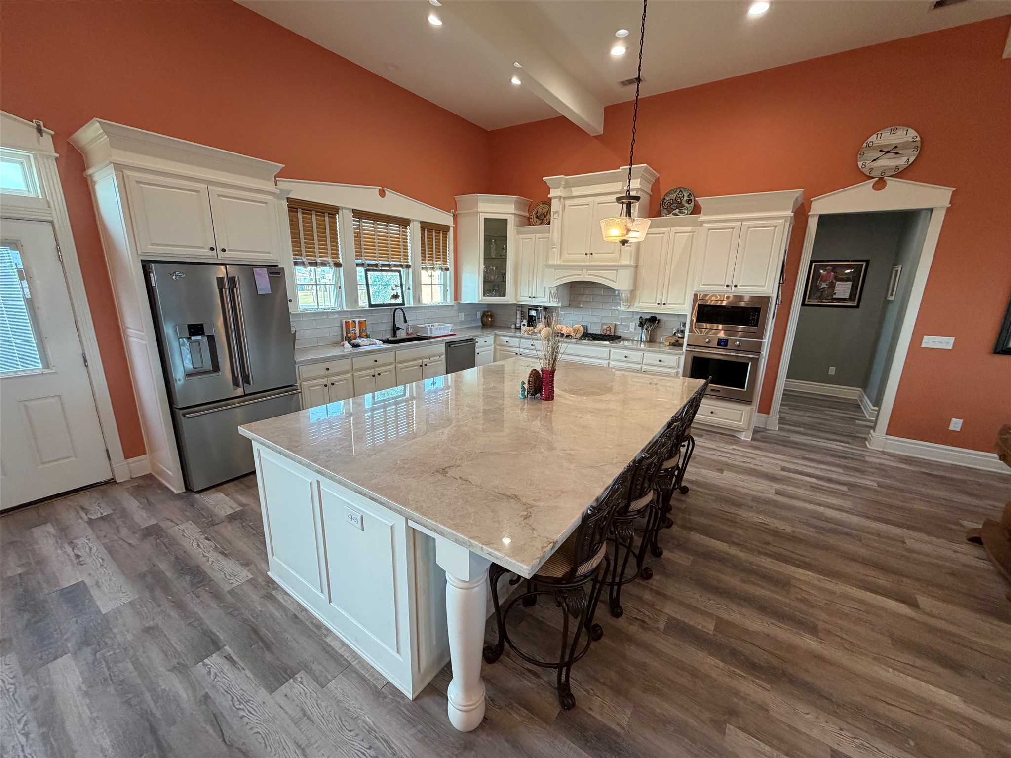 View of kitchen area