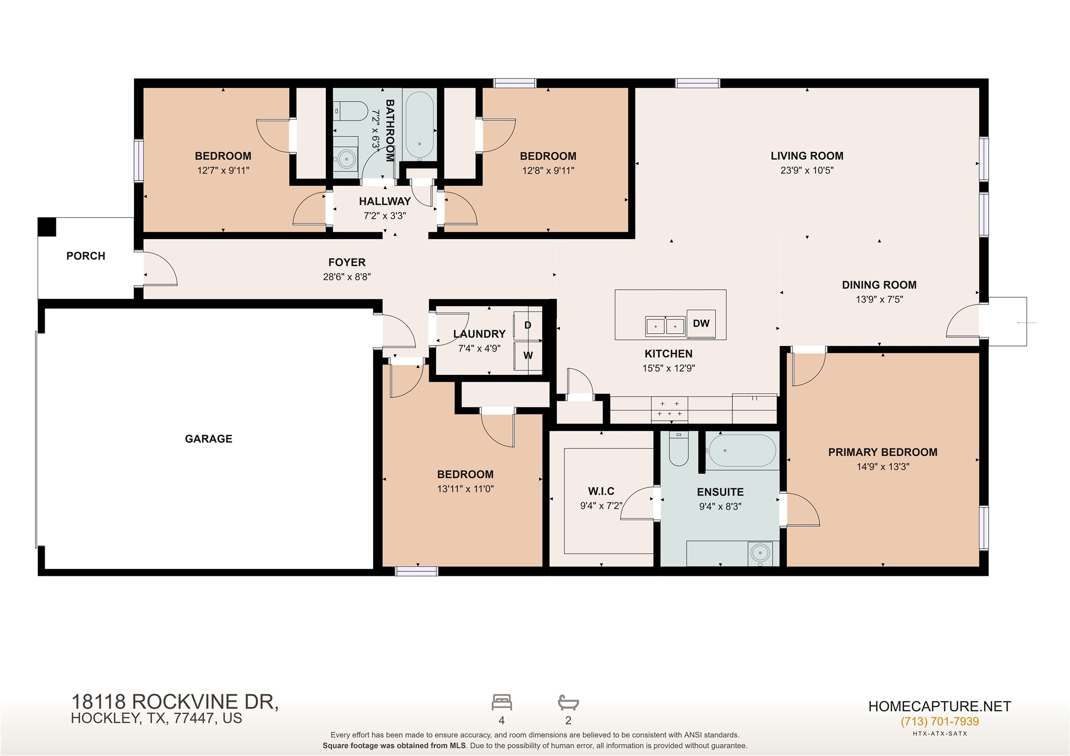 18118 Rockvine Drive, Hockley, TX 77447