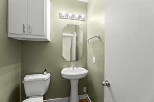 Half Bath on 2nd Floor