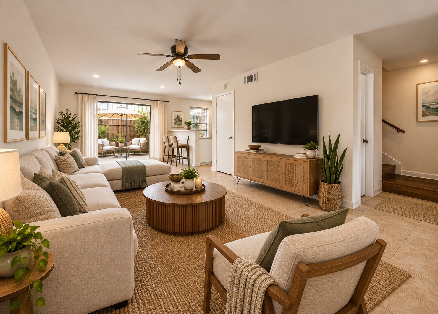 VS. The entry to this wonderful condo. You have your own private patio and a kitchen that has a huge pantry. VS. The entry to this wonderful condo. You have your own private patio and a kitchen that has a huge pantry.