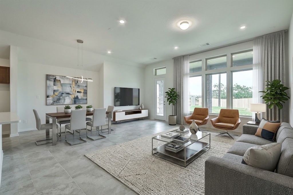 Family Room - virtual staged