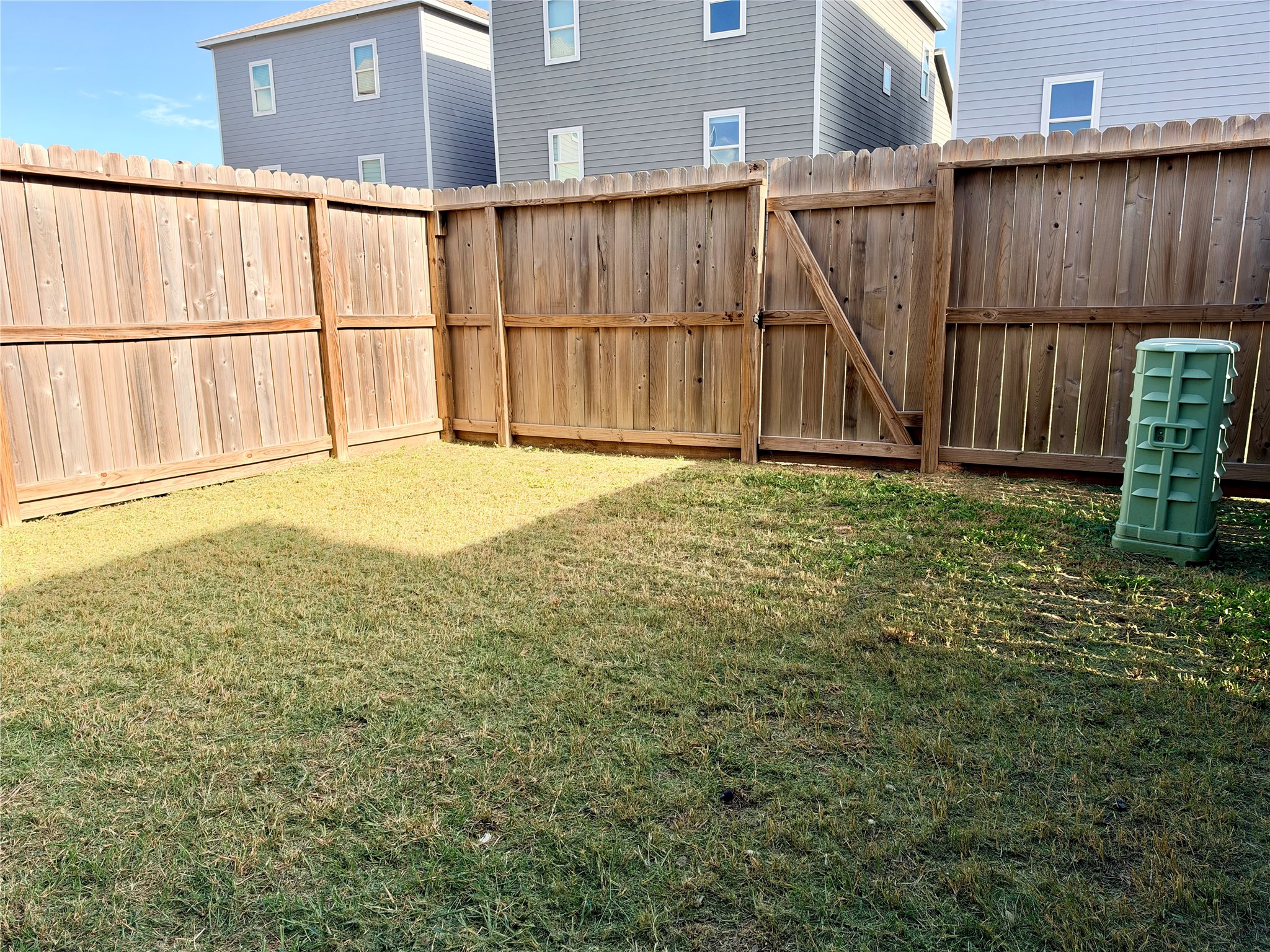 Fenced Backyard