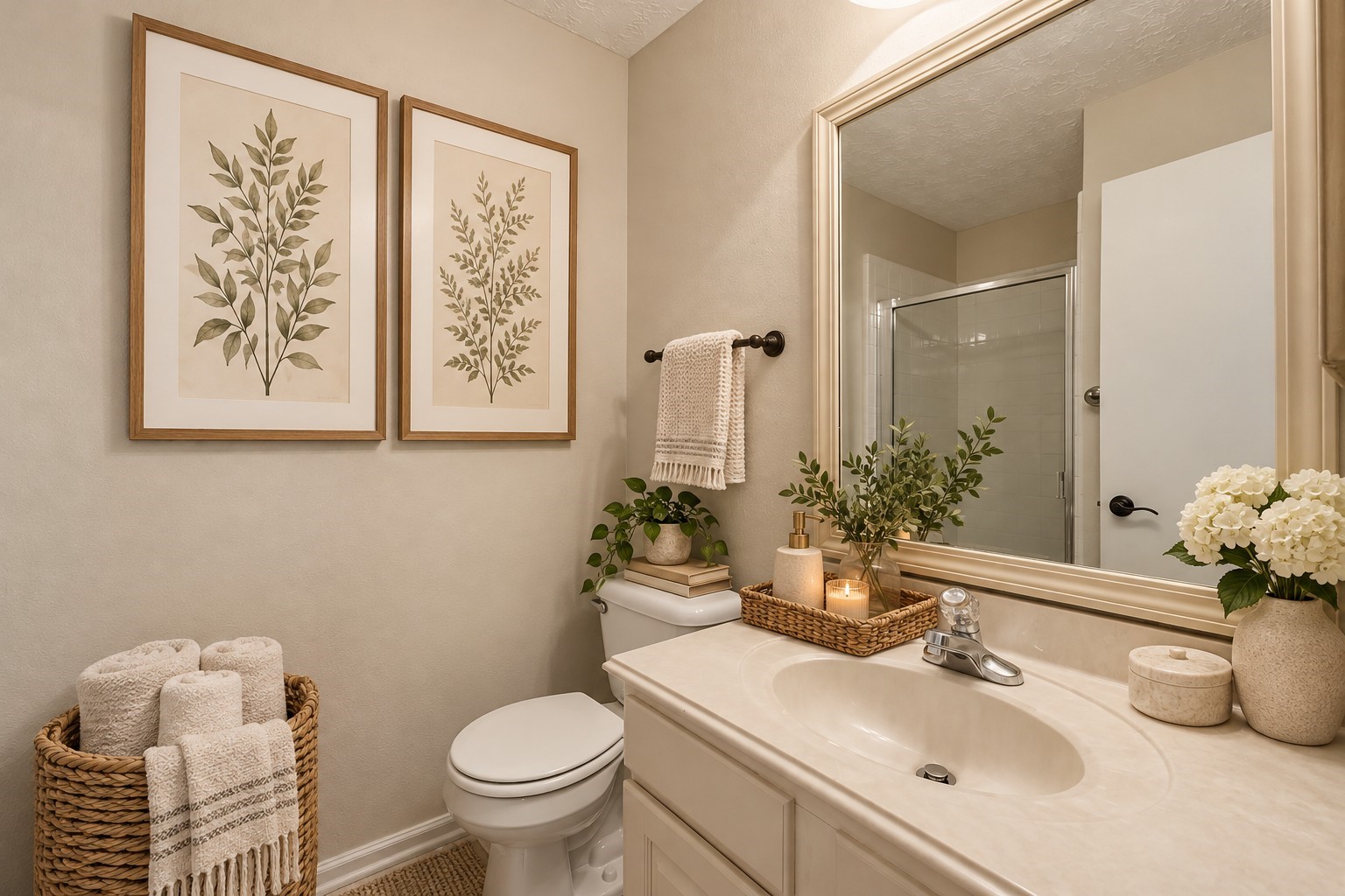 Bathroom two-virtually staged