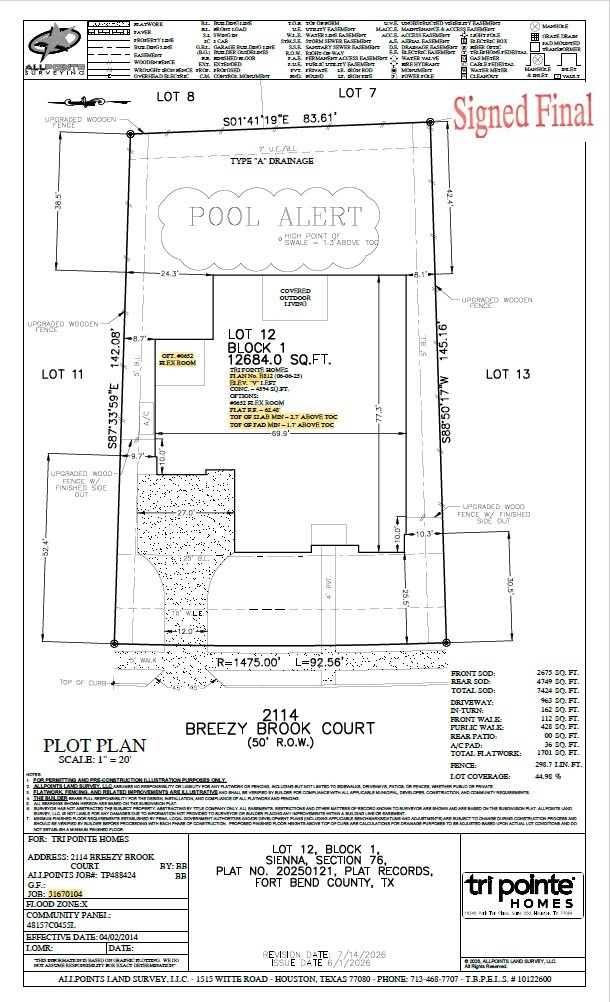 2114 Breezy Brook Court, Missouri City, TX 77459