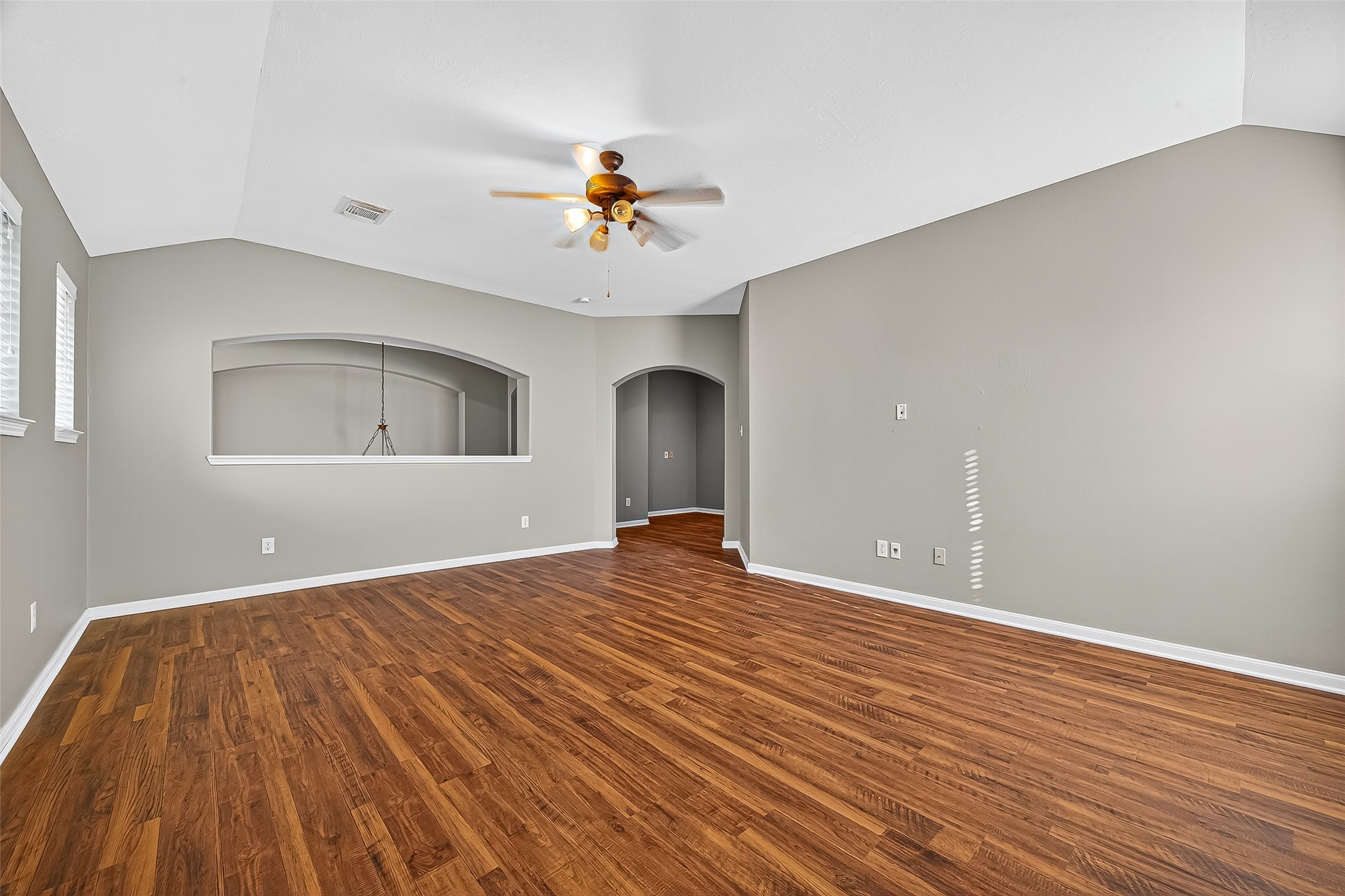 Opposite view of the upstairs gameroom.