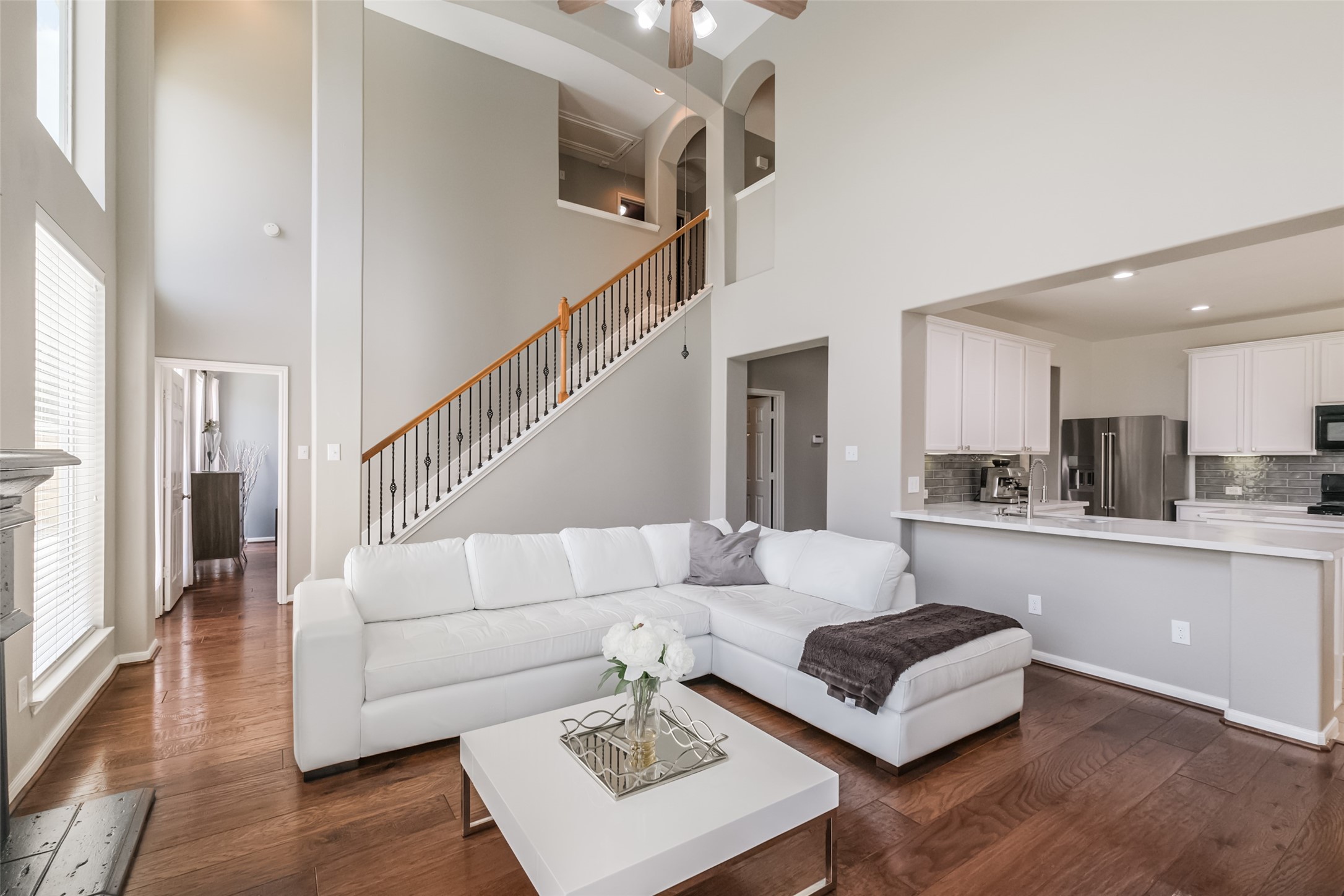 Alternate view of the family room.