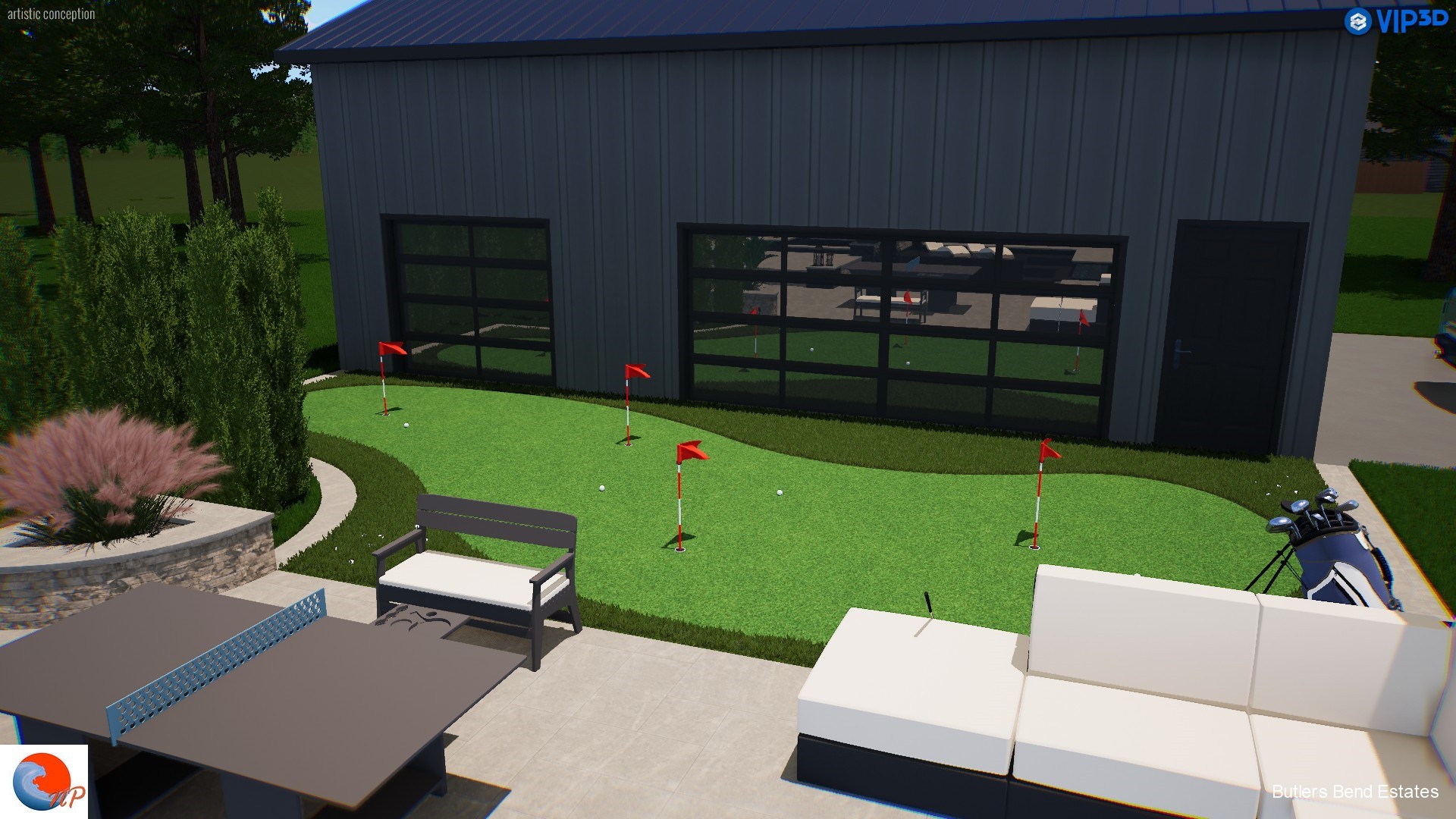 pool rendering, not actual photo