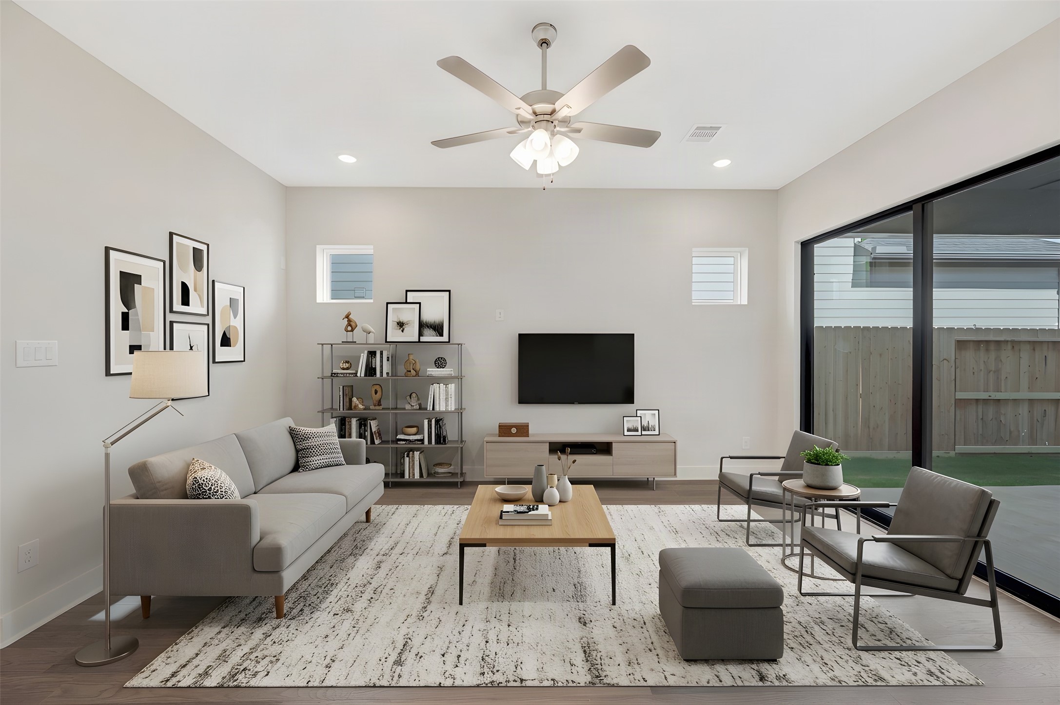 Virtually staged to give you the visual you need to see furniture placement and how the home can live.