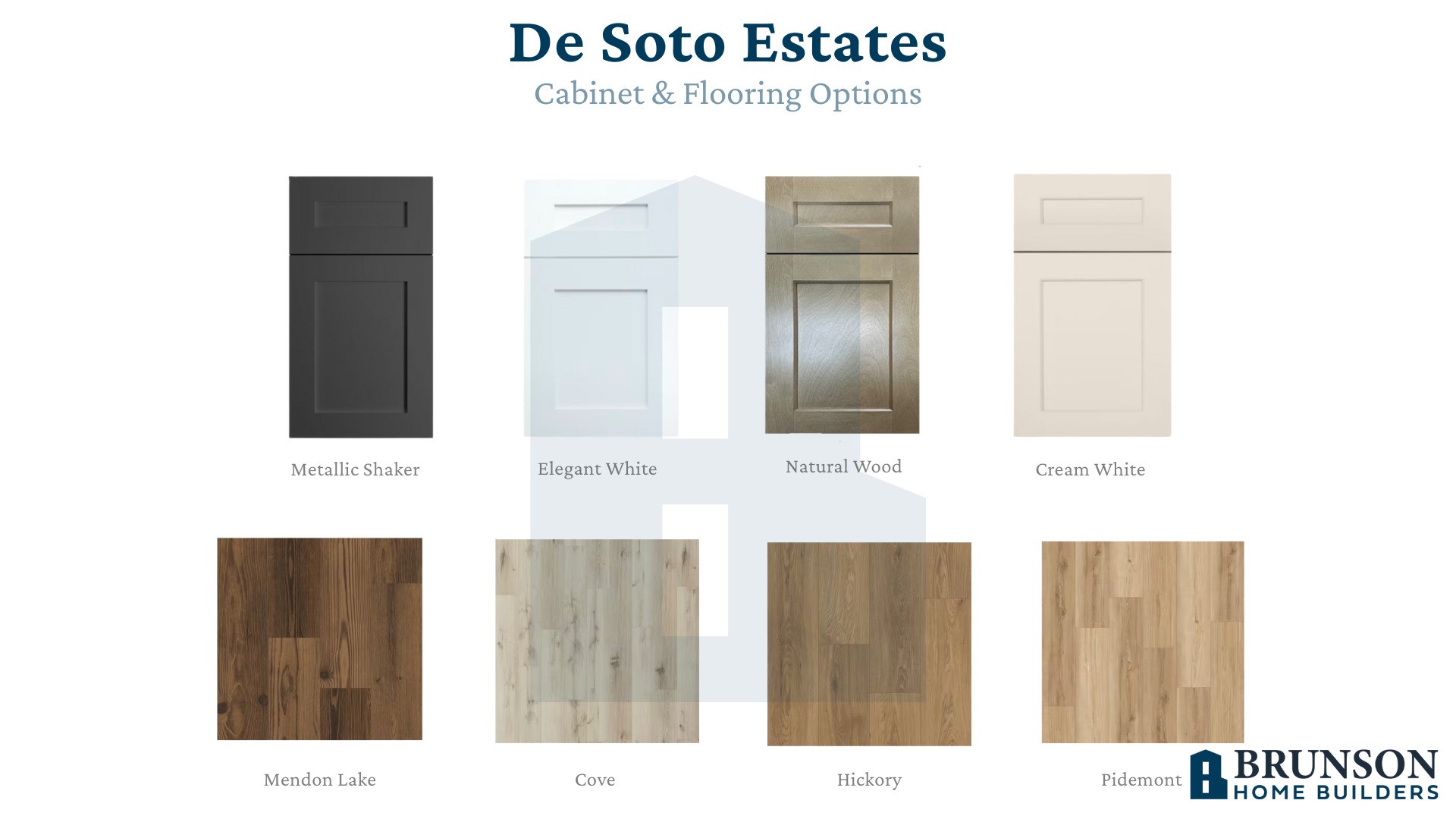 Interior Selections - Inquire About Additional Countertop, Cabinet, & Flooring Options
