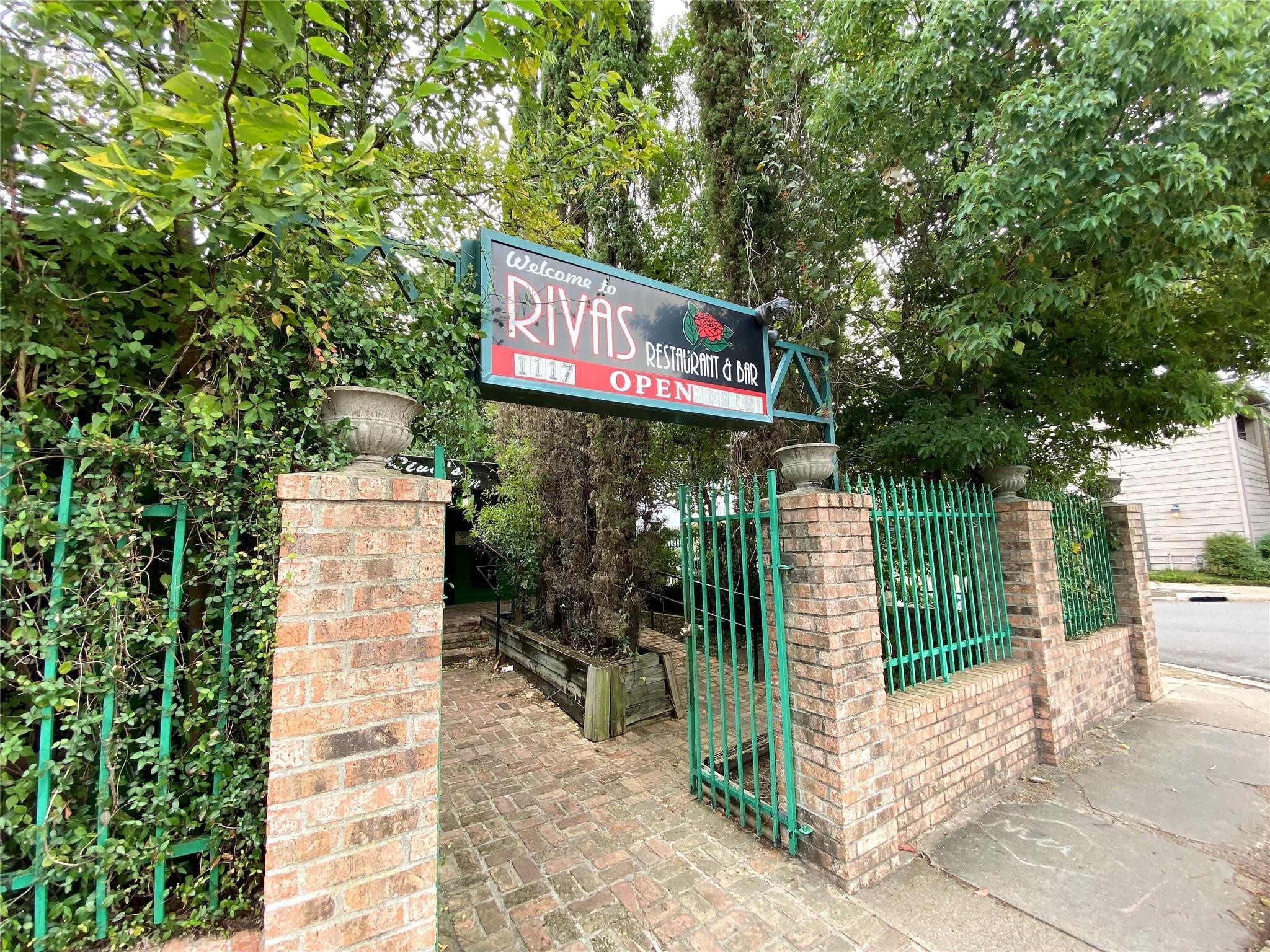 Nearby is a Montrose staple, Rivas Italian Restaurant