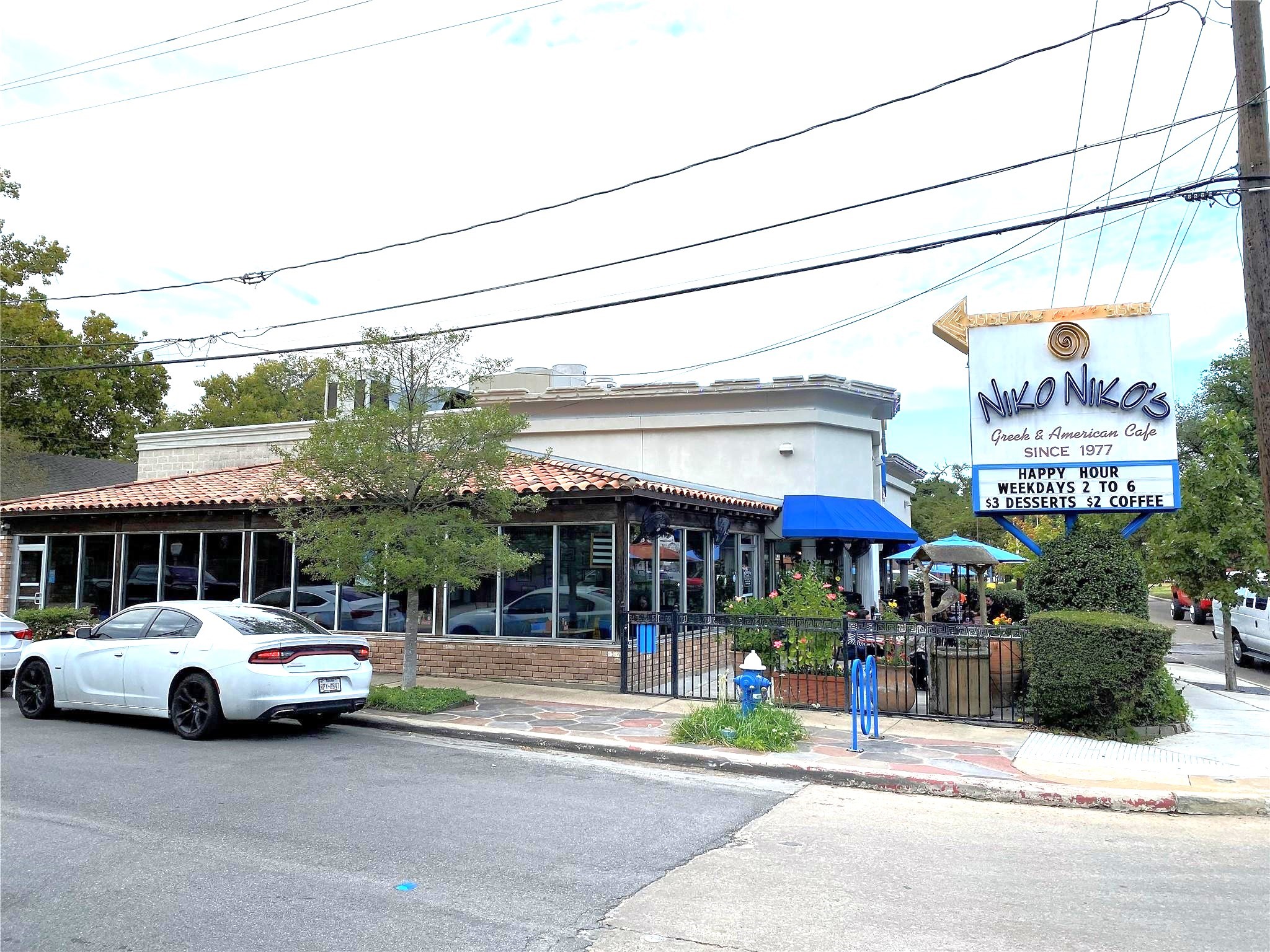 Only blocks away is the very popular Greek Restaurant; Niko Niko's.