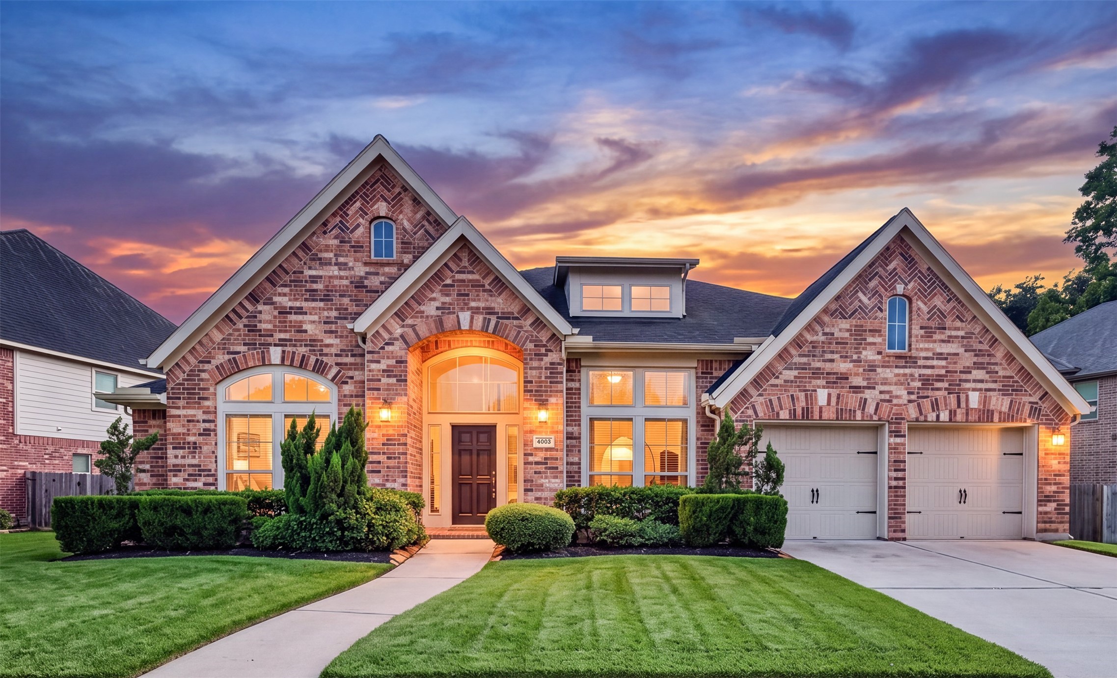 Beautiful 1-story home featuring stunning elevation, charming brick & stone facade, and exceptional curb appeal. Beautiful 1-story home featuring stunning elevation, charming brick & stone facade, and exceptional curb appeal.