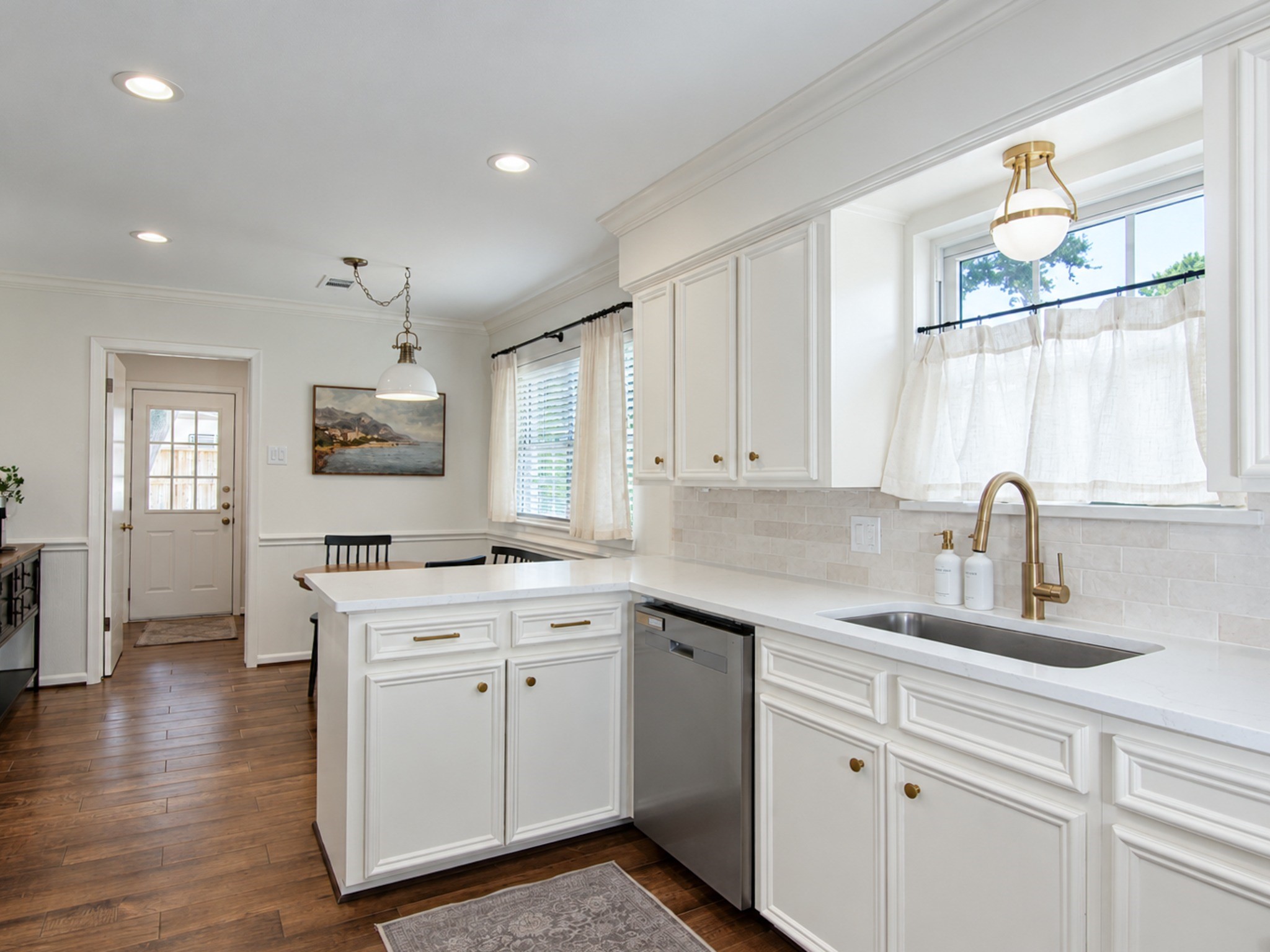 Fresh paint, countertops, fixtures, etc.