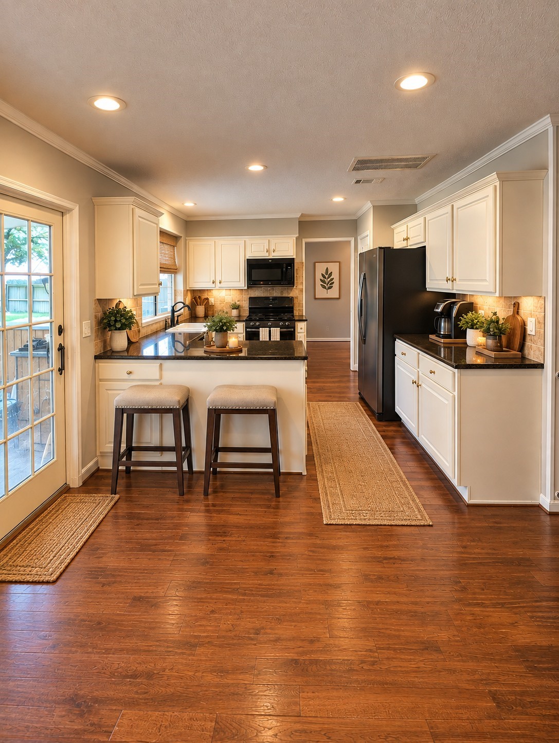 Virtually Staged Kitchen Area