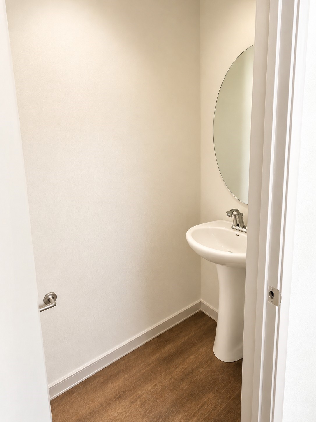 Half bathroom near entrance