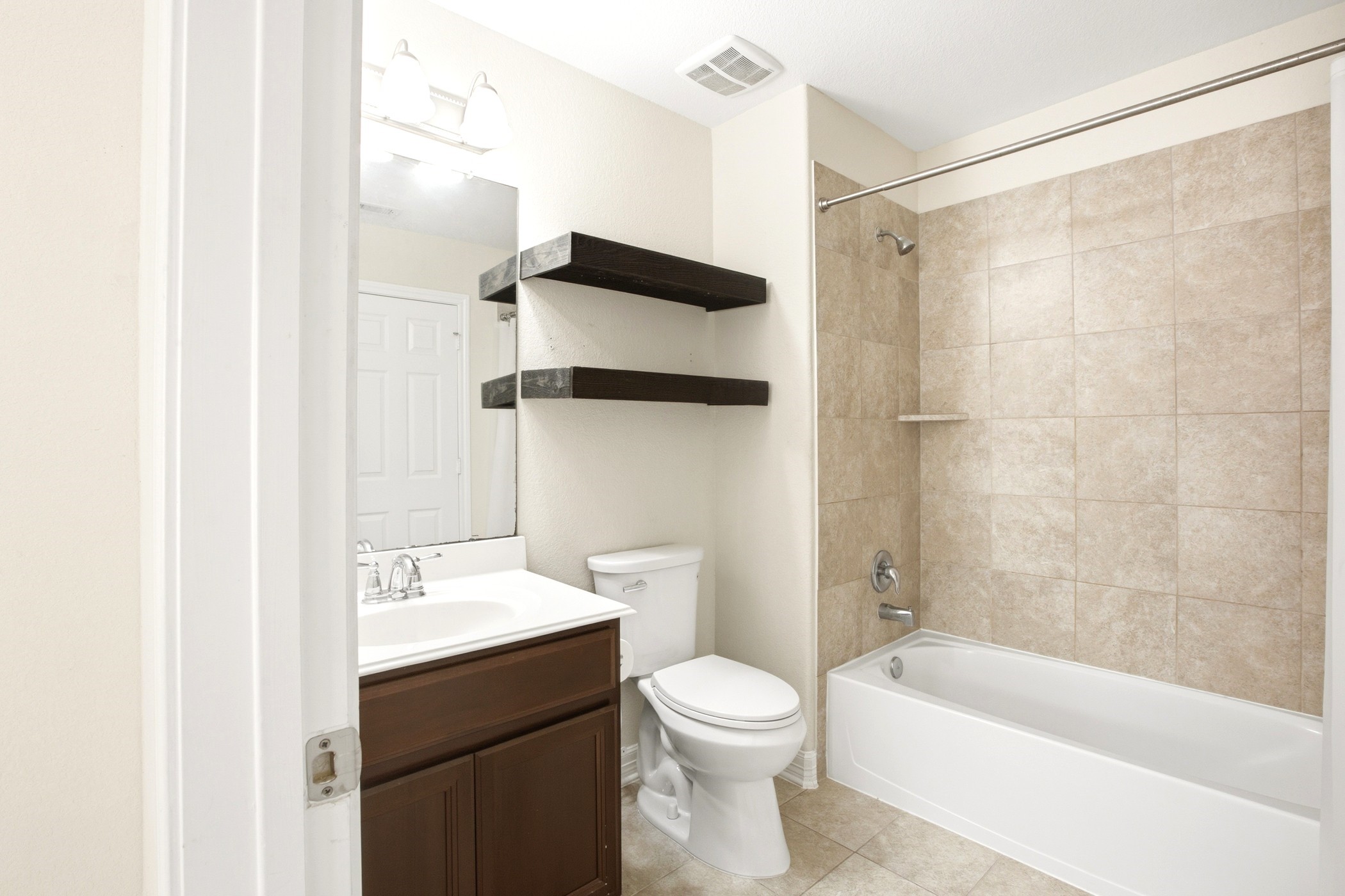 TWO full  bathrooms upstairs