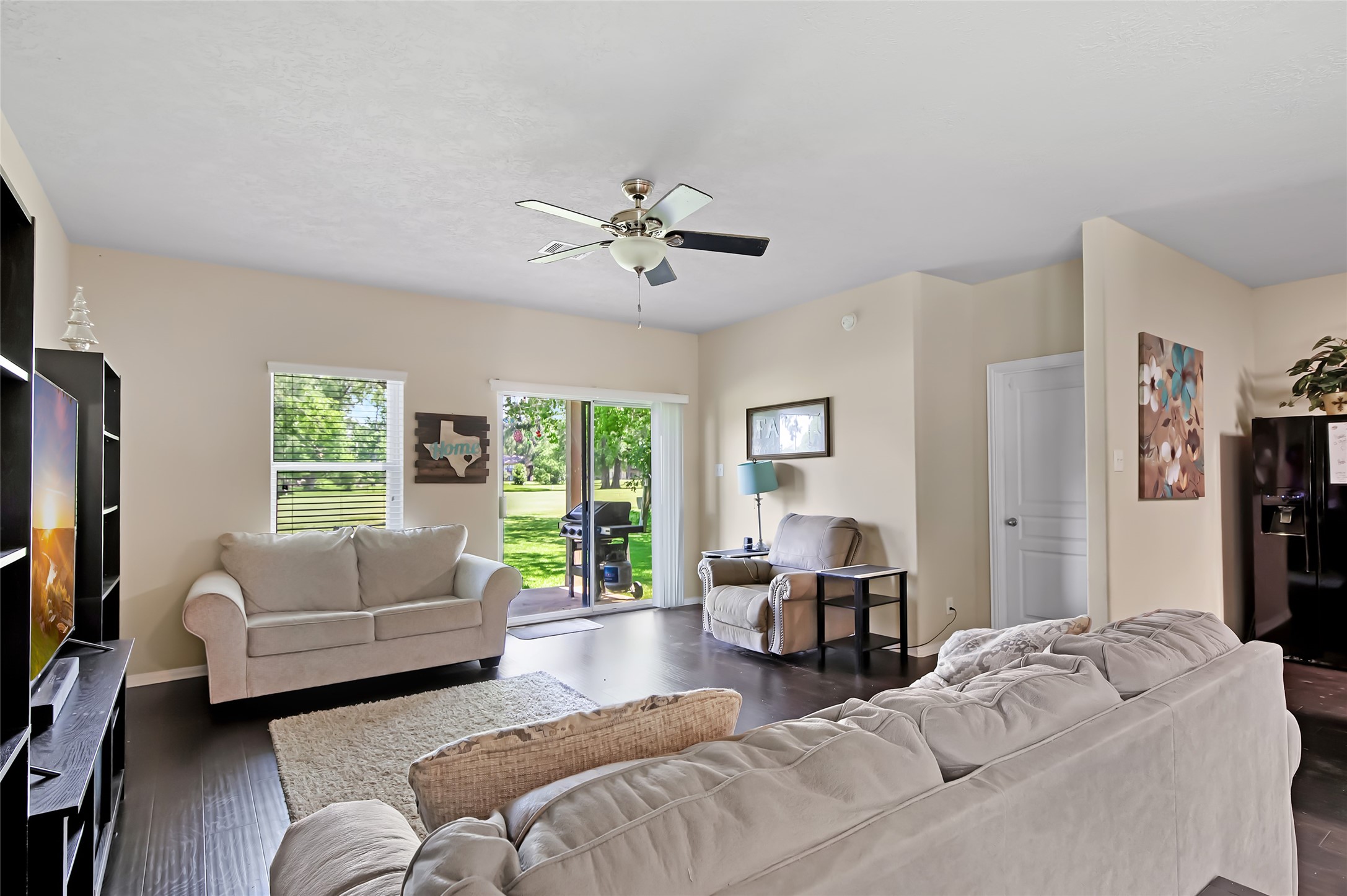 Living Room with views of Golf Course