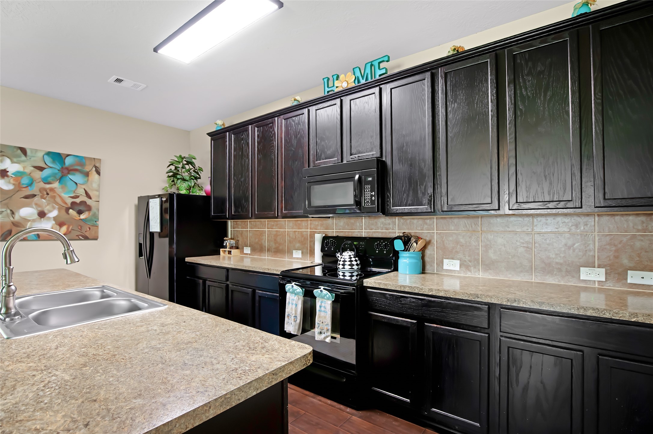 Kitchen with plenty of storage and prep space