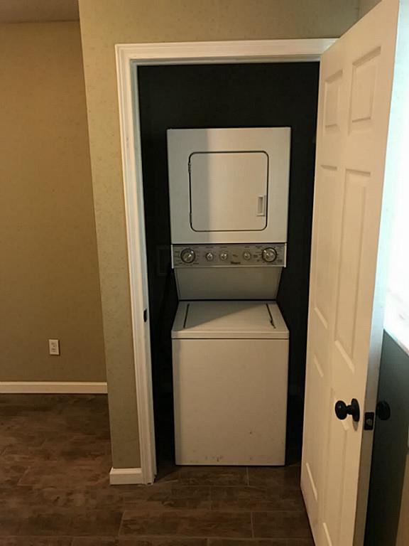Washer and dry included inside unit.
