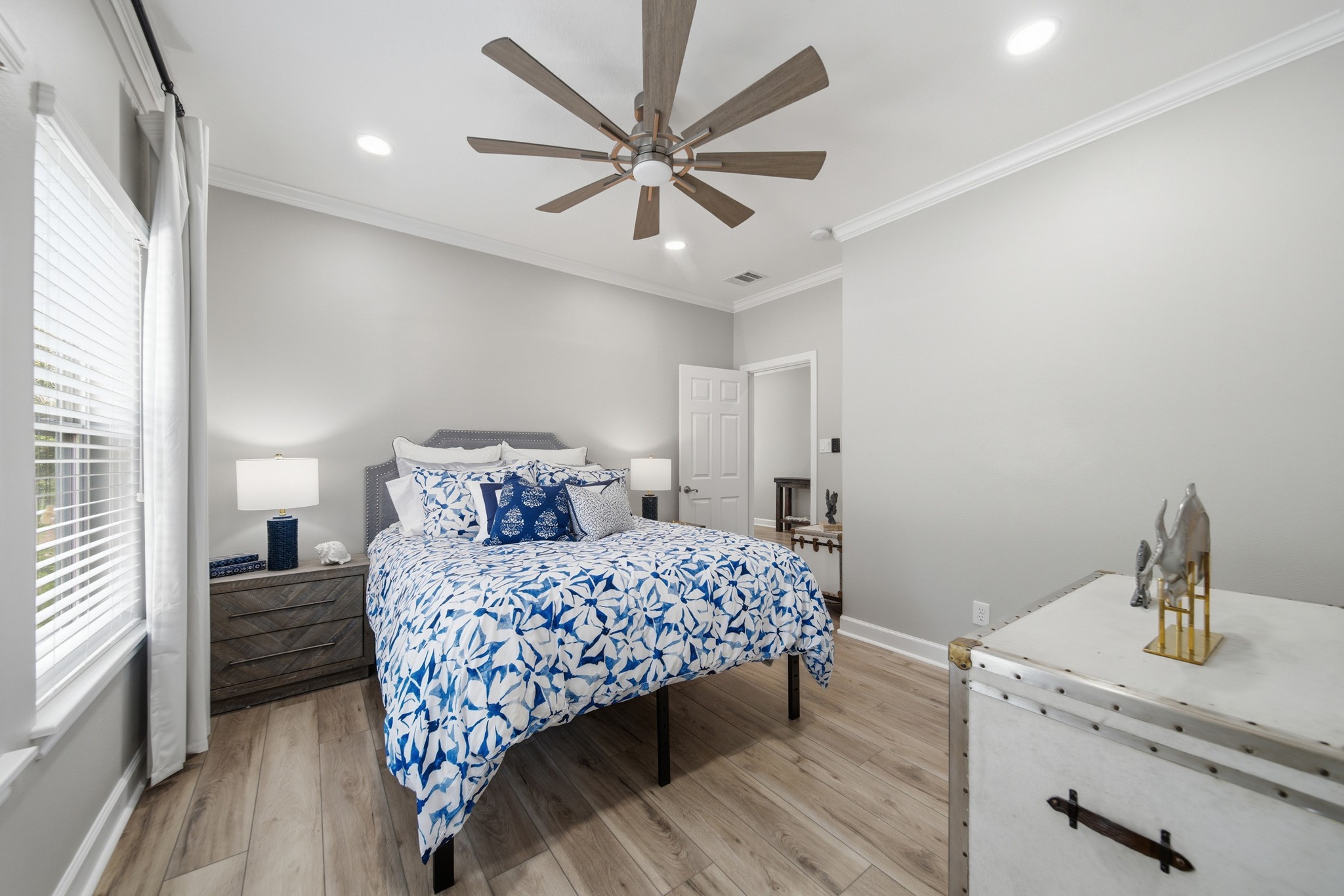 Be wrapped comfortably in this 3rd bedroom with spacious, neutral-toned room.