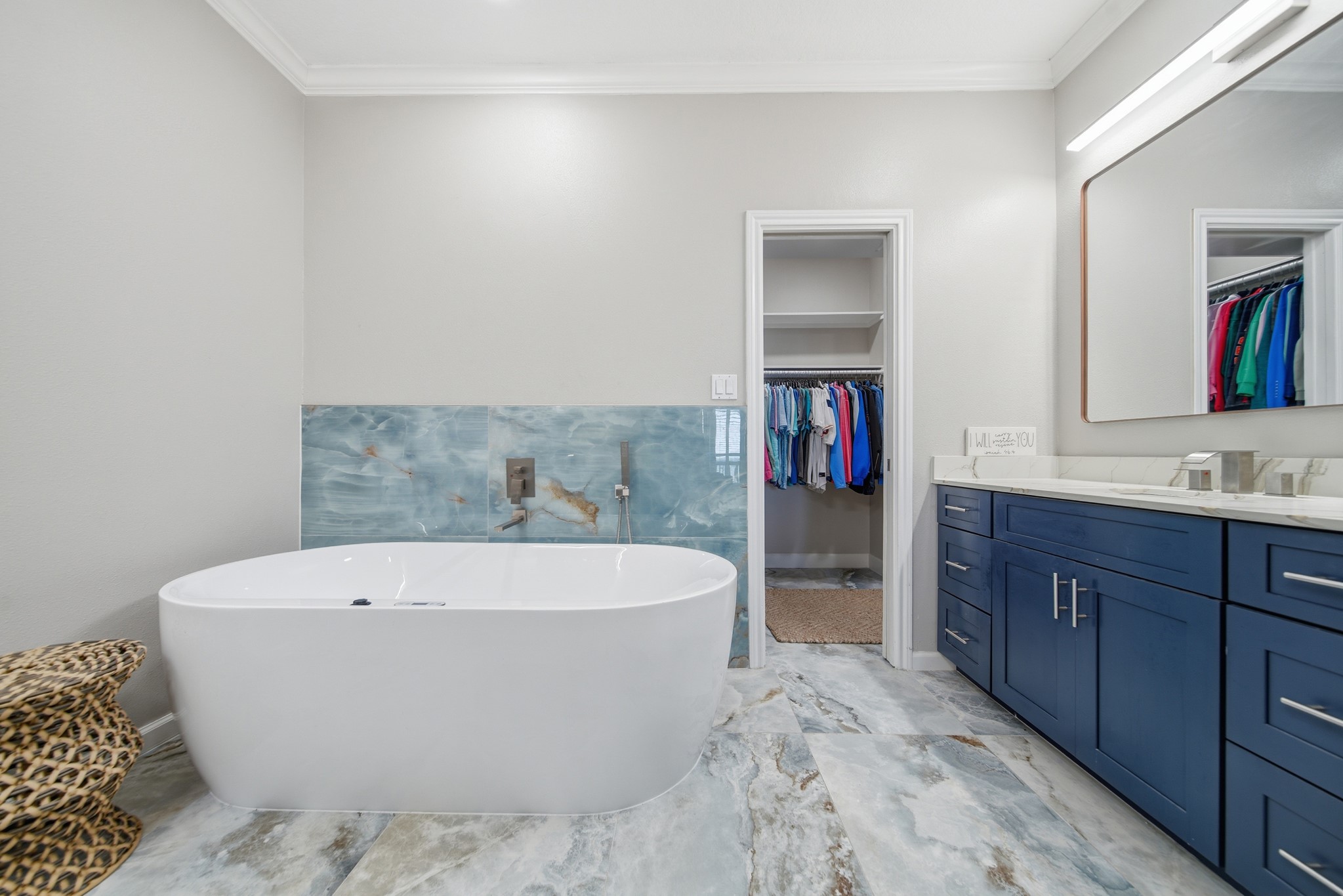 Sink into this tub and let the day melt away.