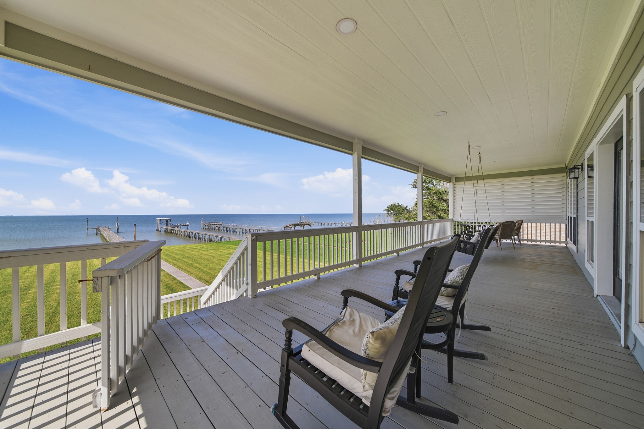 Take in endless, unobstructed water views from your expansive second-level terrace.