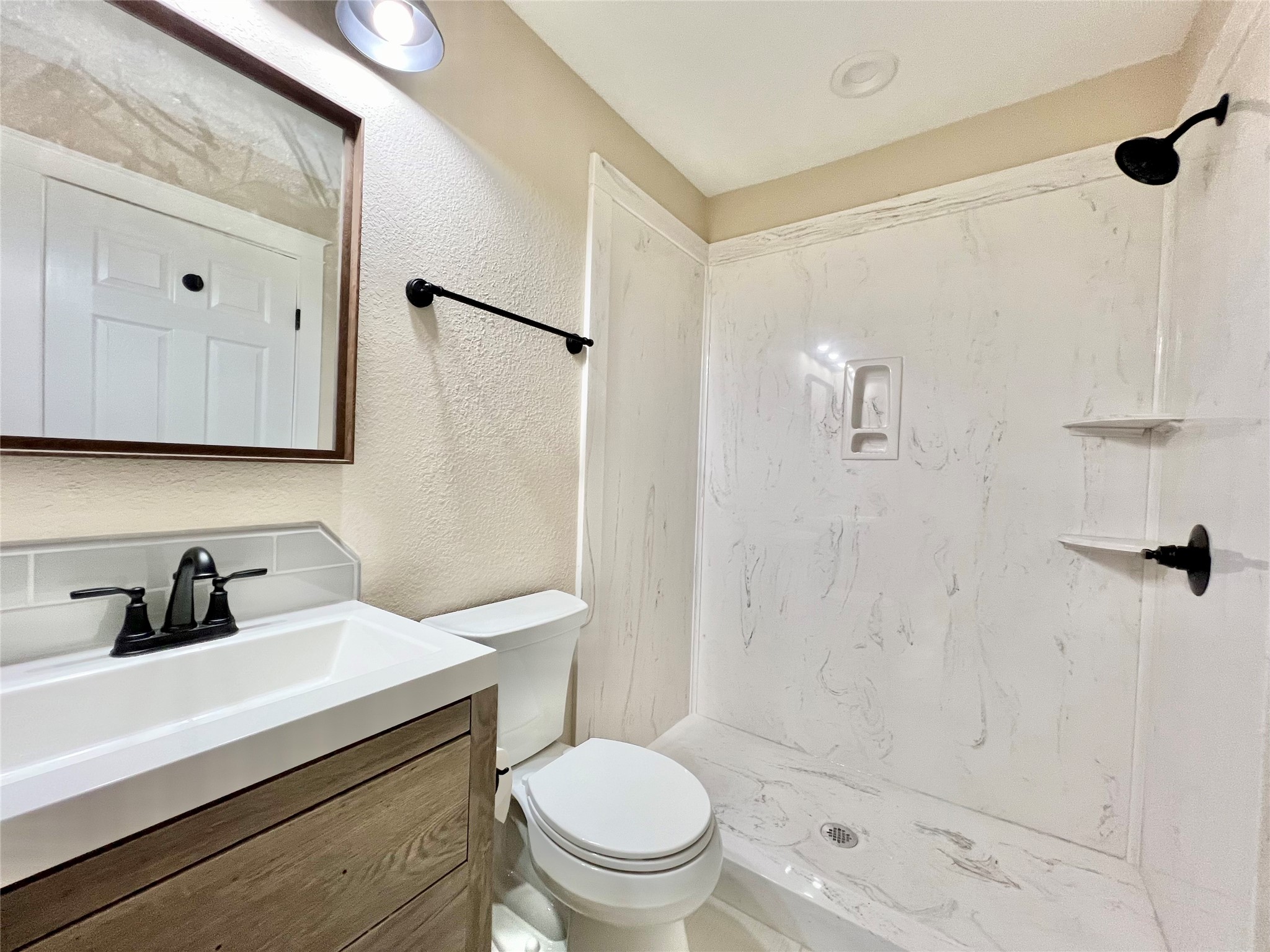 Primary Suite with Large Shower, LED Lighting, new everything as it was just added!