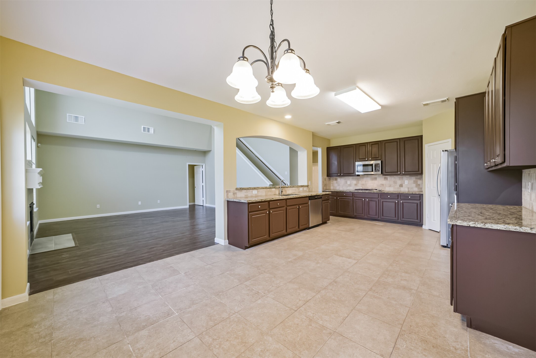 Kitchen with a breakfast nook for everyday meals.