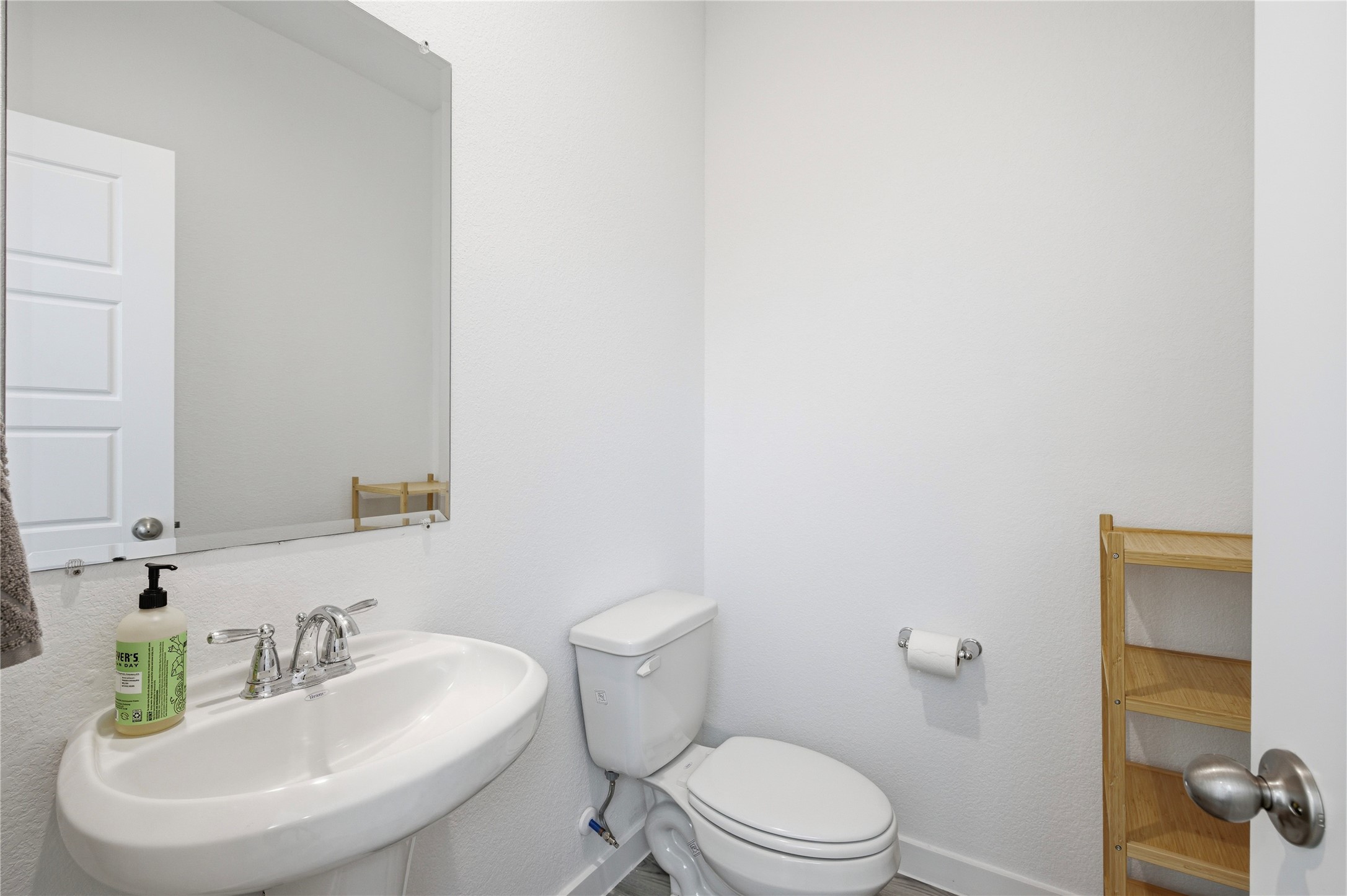 Half bath on the 1st level.