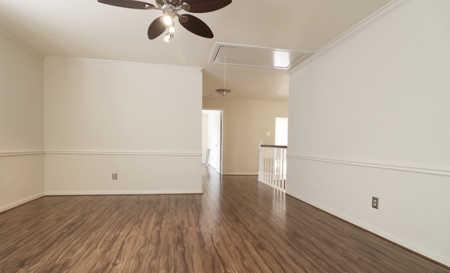 hallway to game room and bedrooms