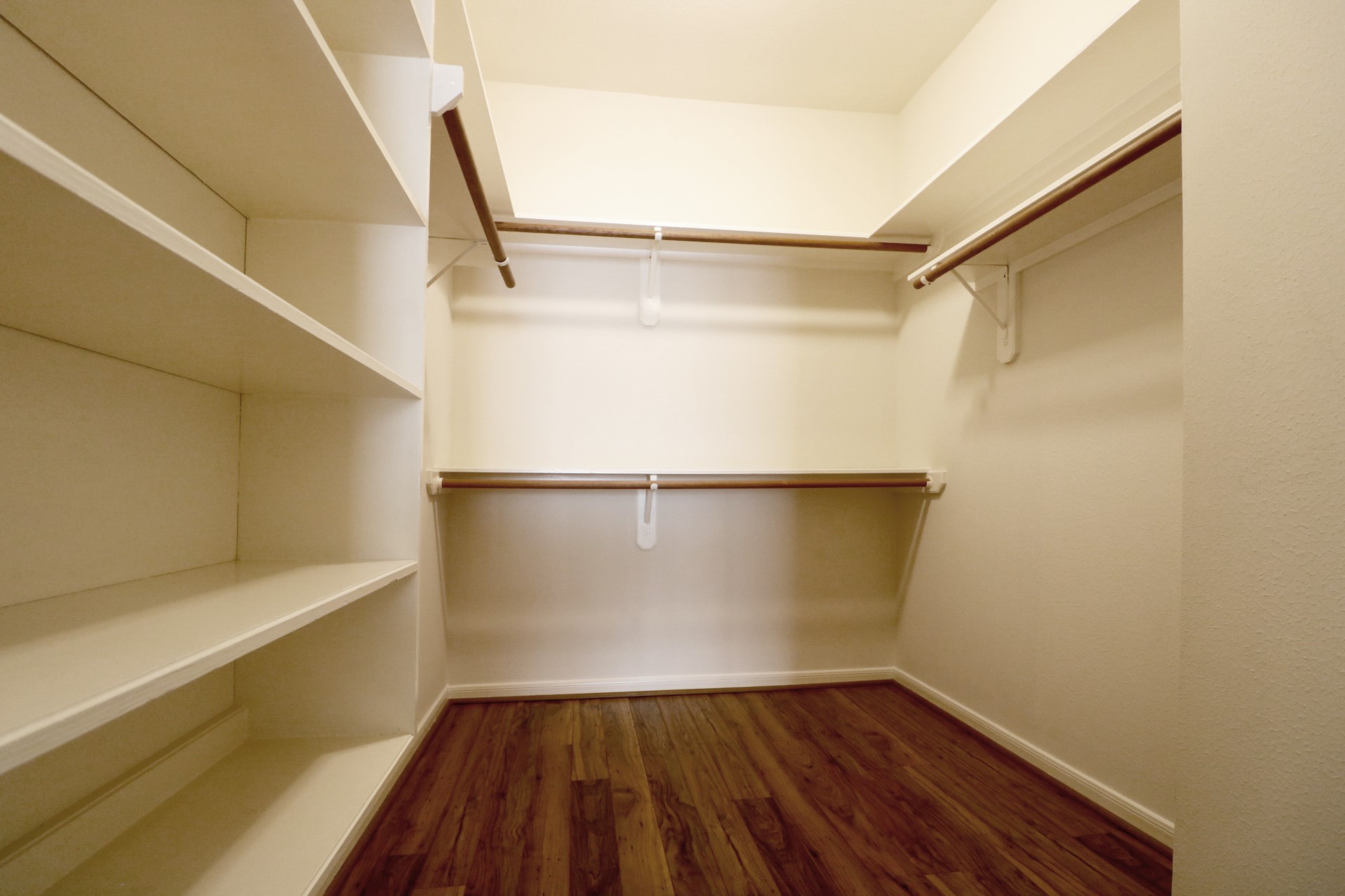 Walking in closet