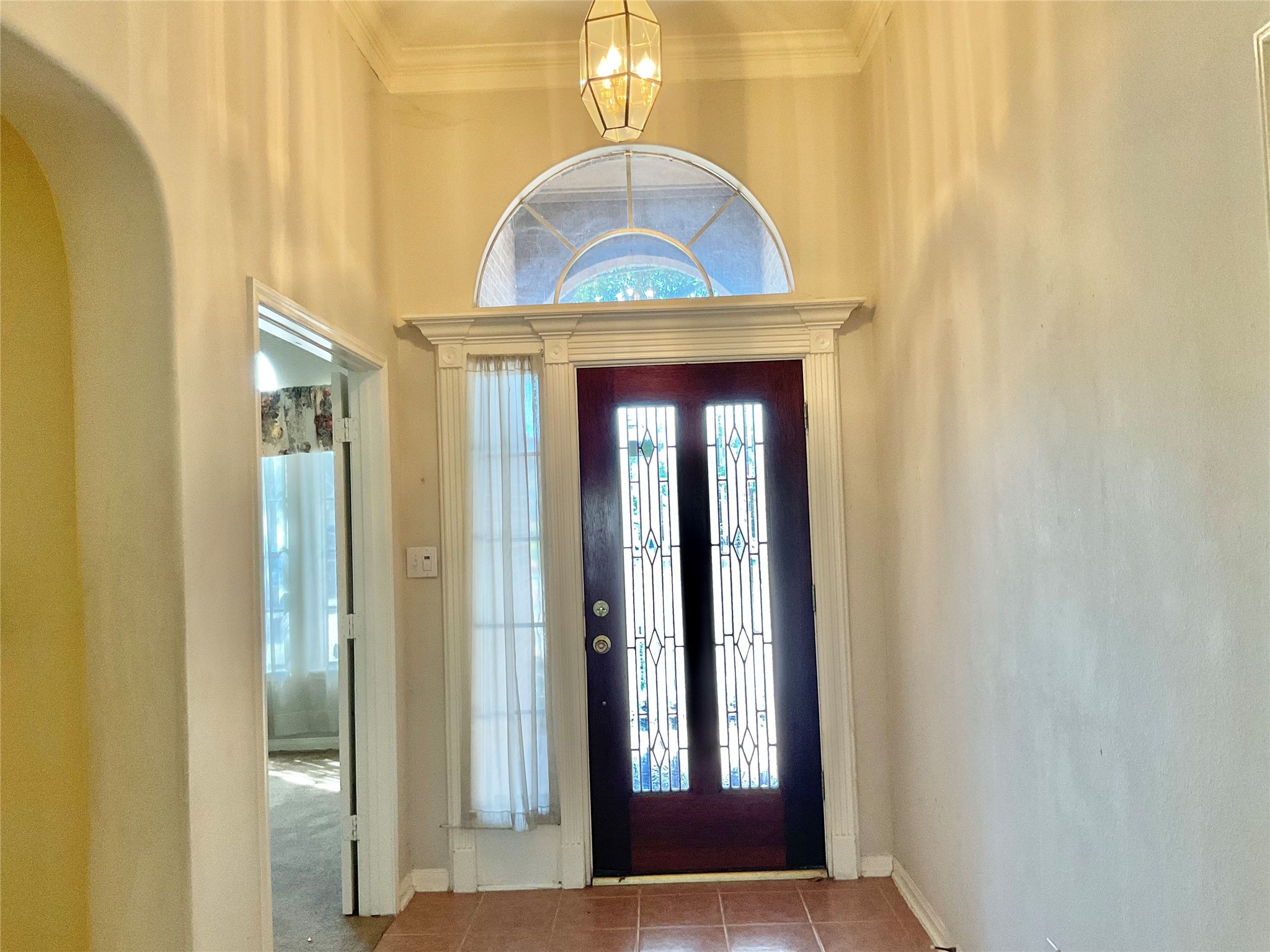 Front entry hallway next to Home Office Front entry hallway next to Home Office