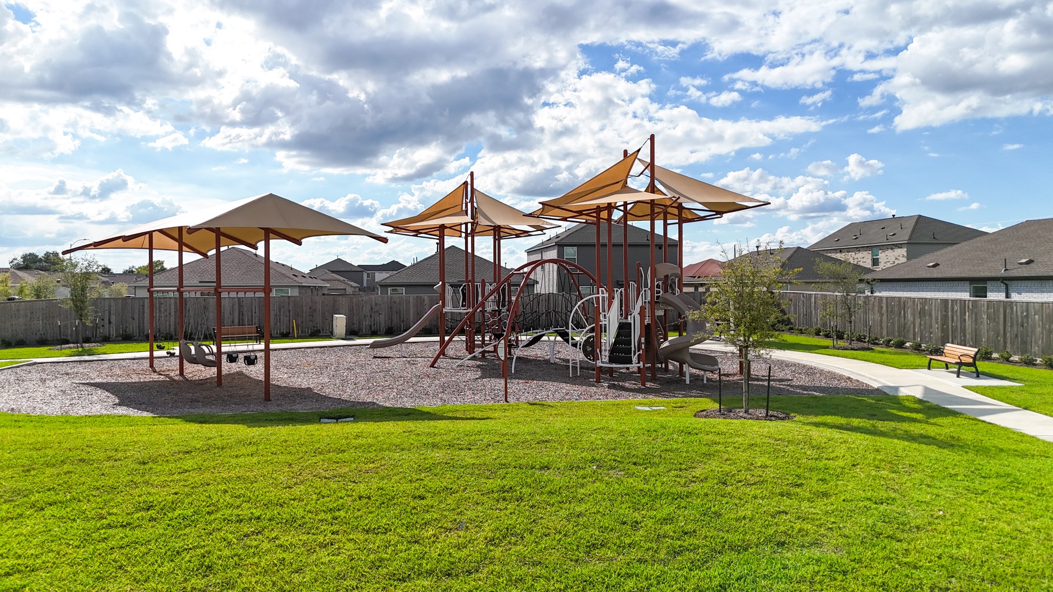 The vibrant local park and playground facility located nearby, providing the ultimate environment for outdoor recreation and community fun!