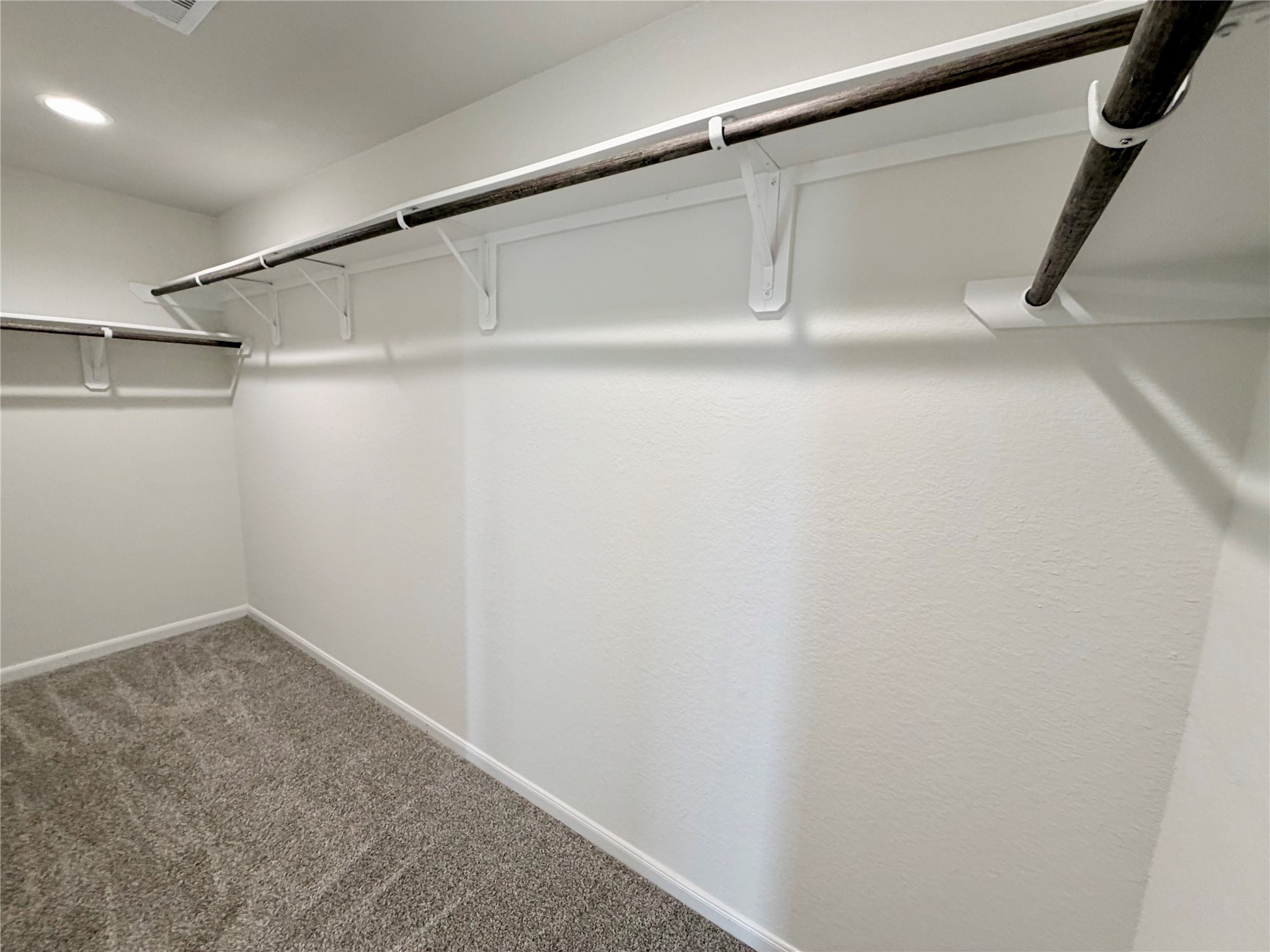 another view of primary closet.