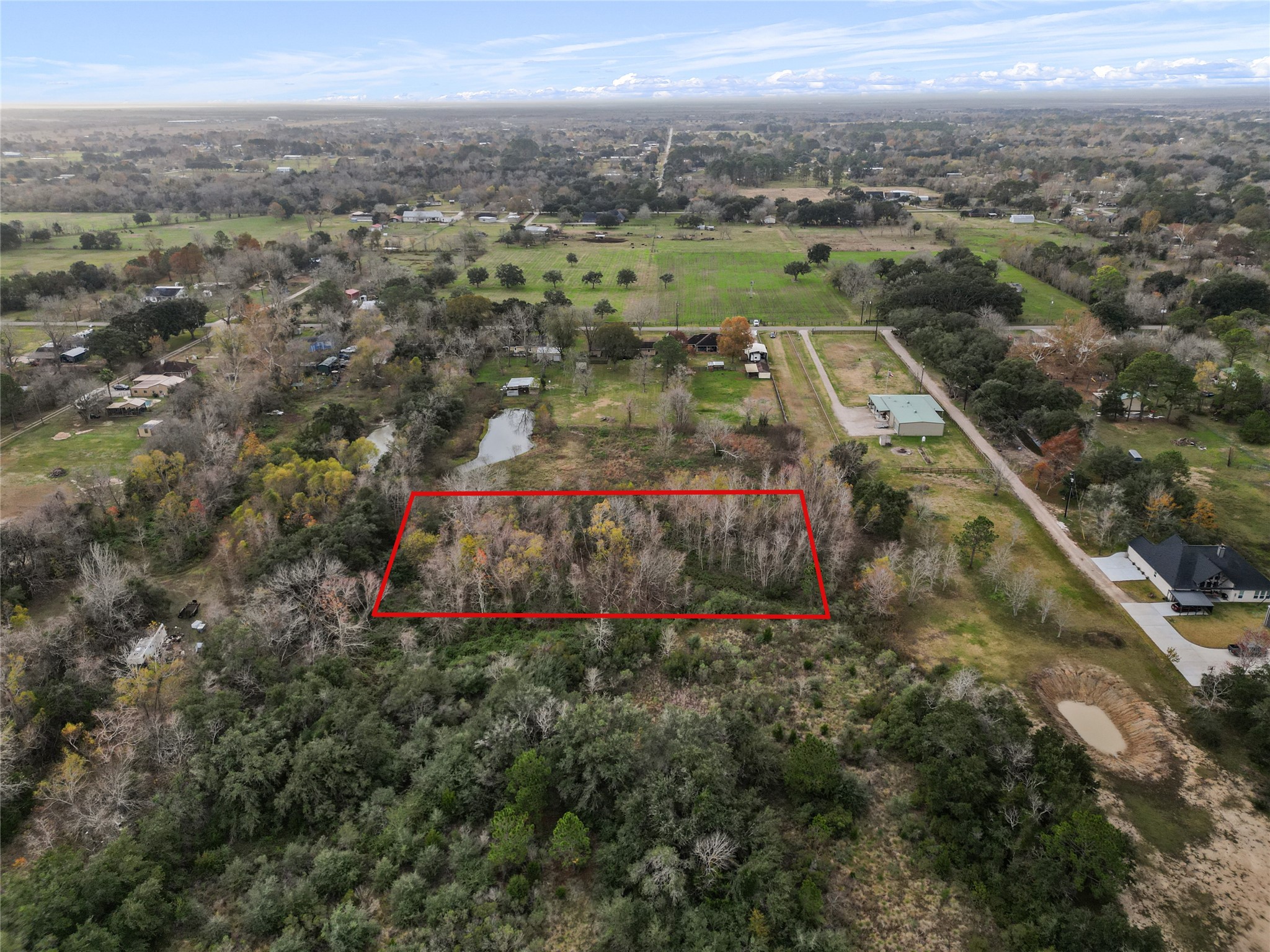 5 acres nestled back off 28th street which gives you all the privacy you want