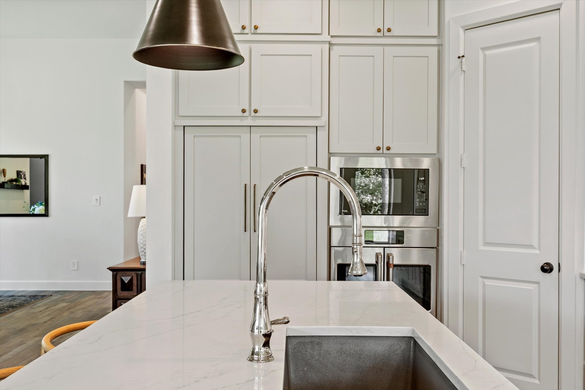 Designer Rohl faucet + upgraded sink