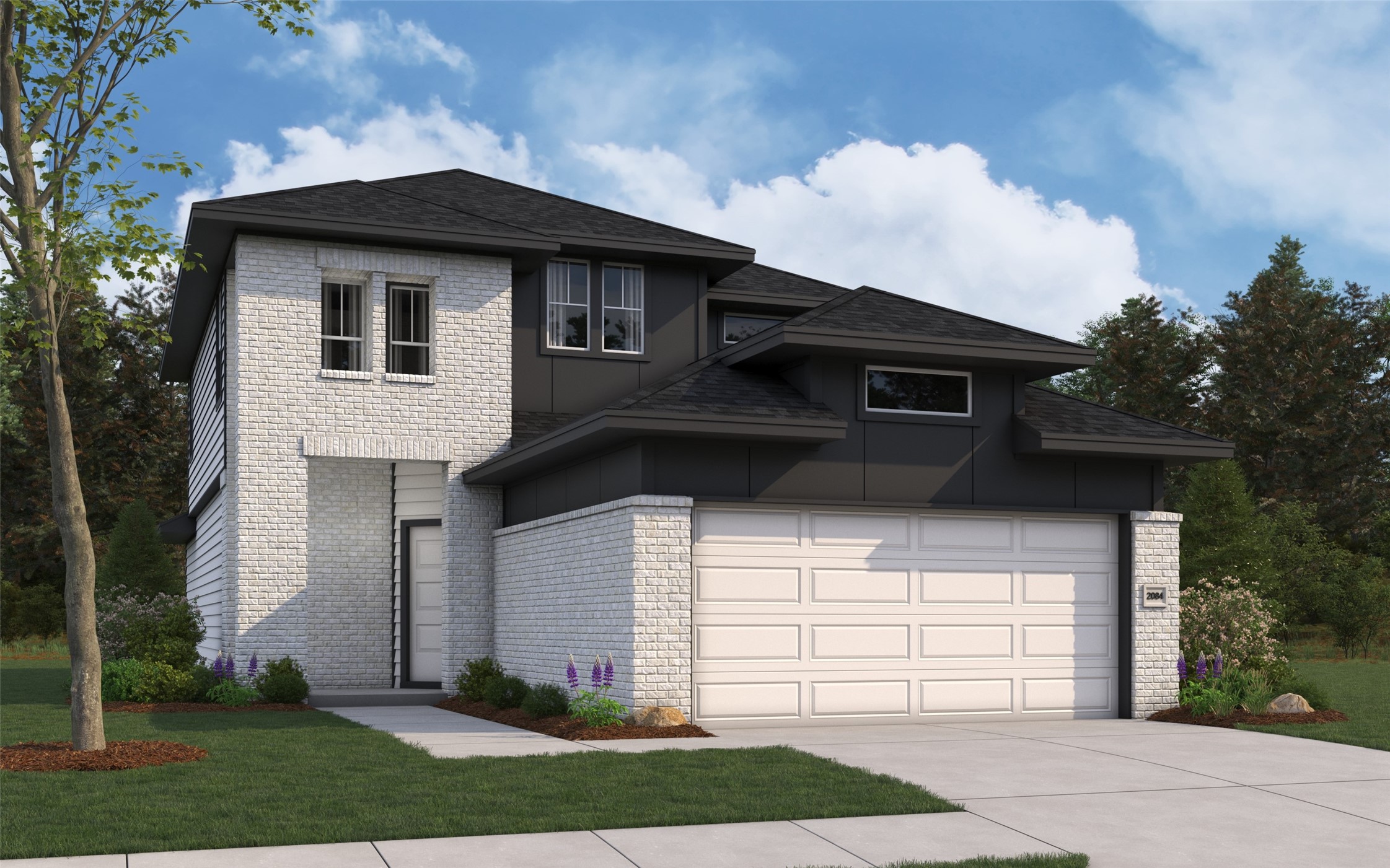 Rendering of Matagorda plan. Colors and features may differ from shown representation.