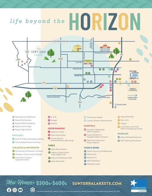 Sunterra Horizon map
