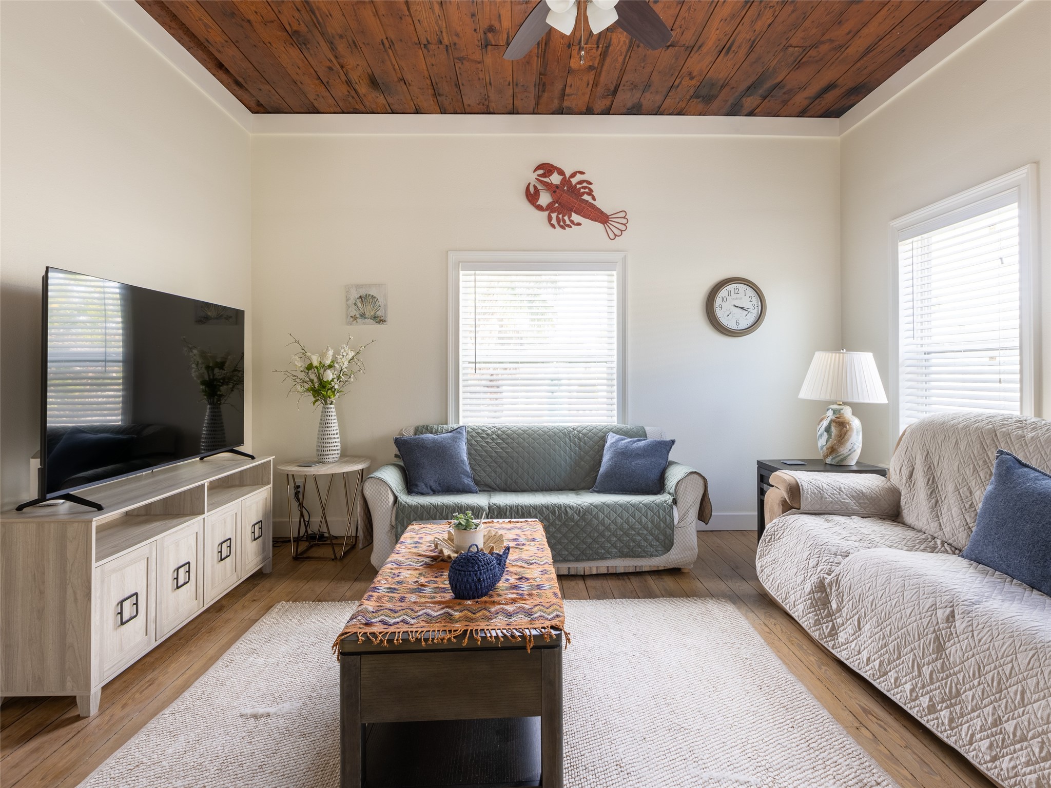 Cozy tv room