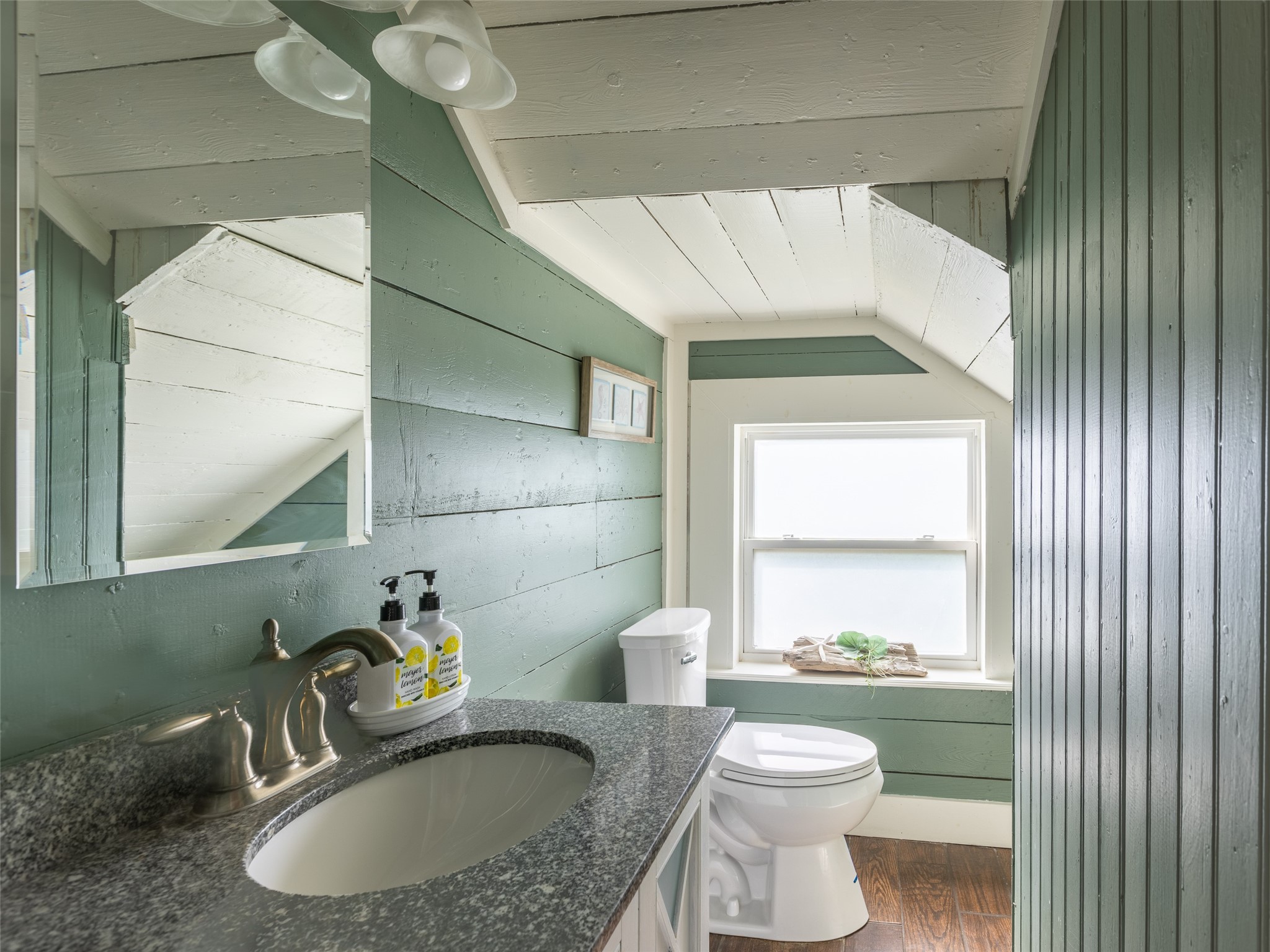 Half bath under staircase