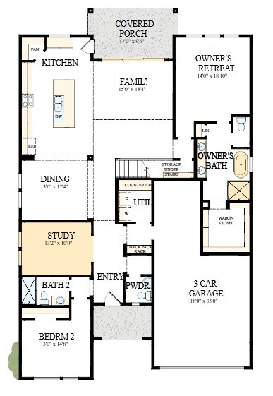 The success of a floor plan is the way you can move through itYoull be amazed at how well this home livesWe call it traffic patterns.