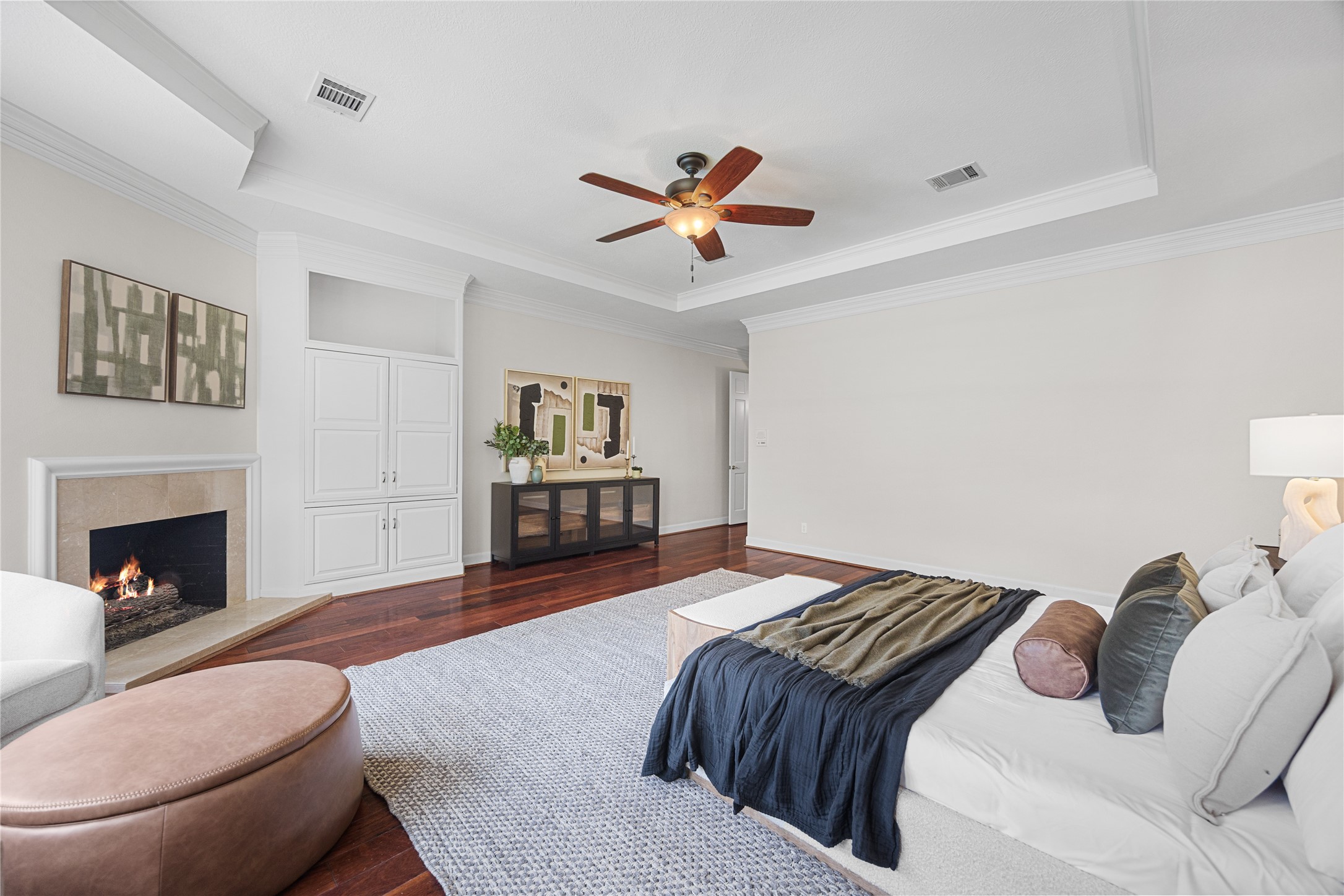 Another view of the spacious primary suite.