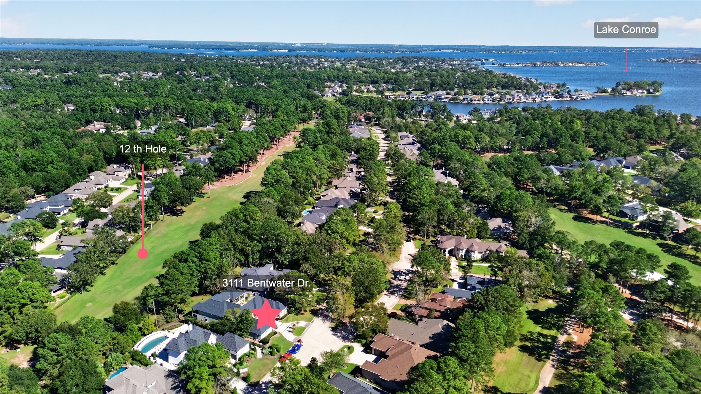 3111 Bentwater Drive, Montgomery, TX 77356