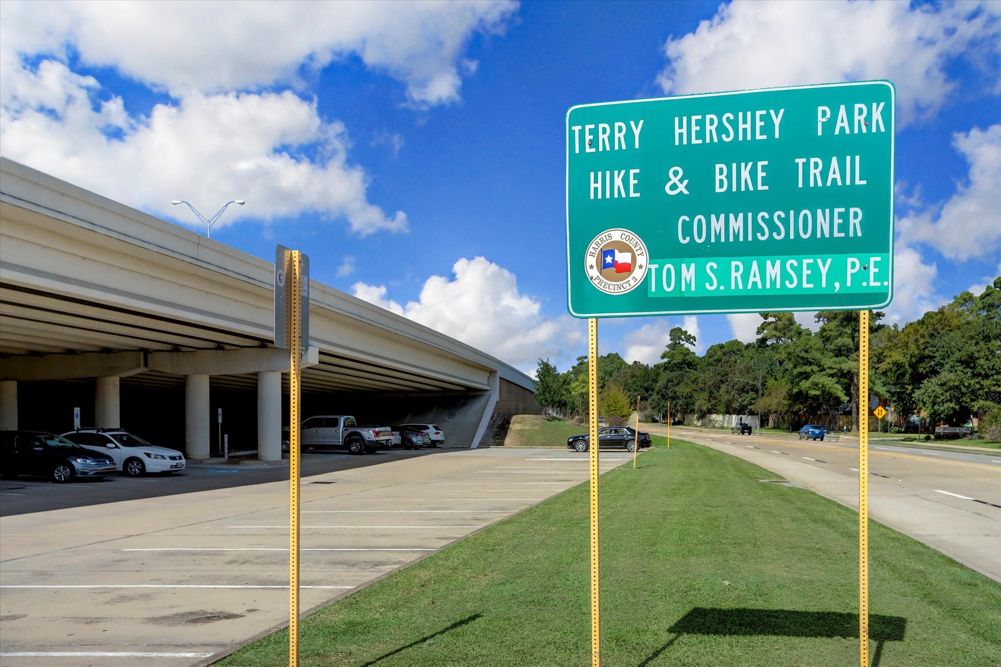Terry Hershey Park Hike and Bike Trail nearby, featuring extensive walking and biking trails, green spaces, and outdoor recreation opportunities.