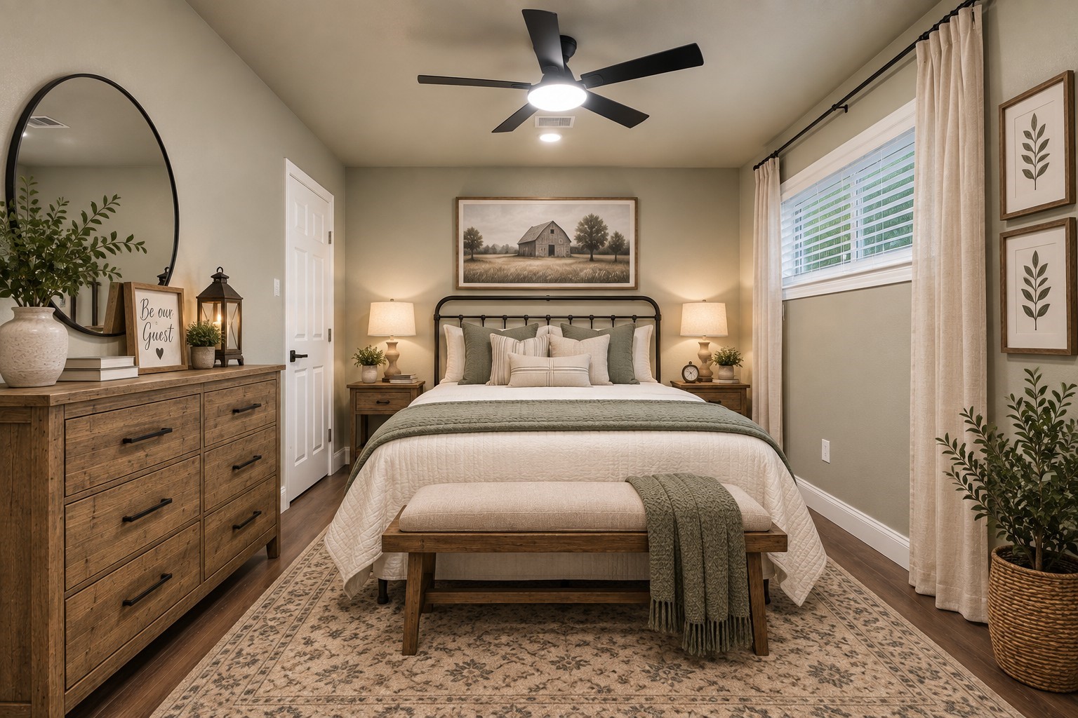 STAGED - office or 4th bedroom